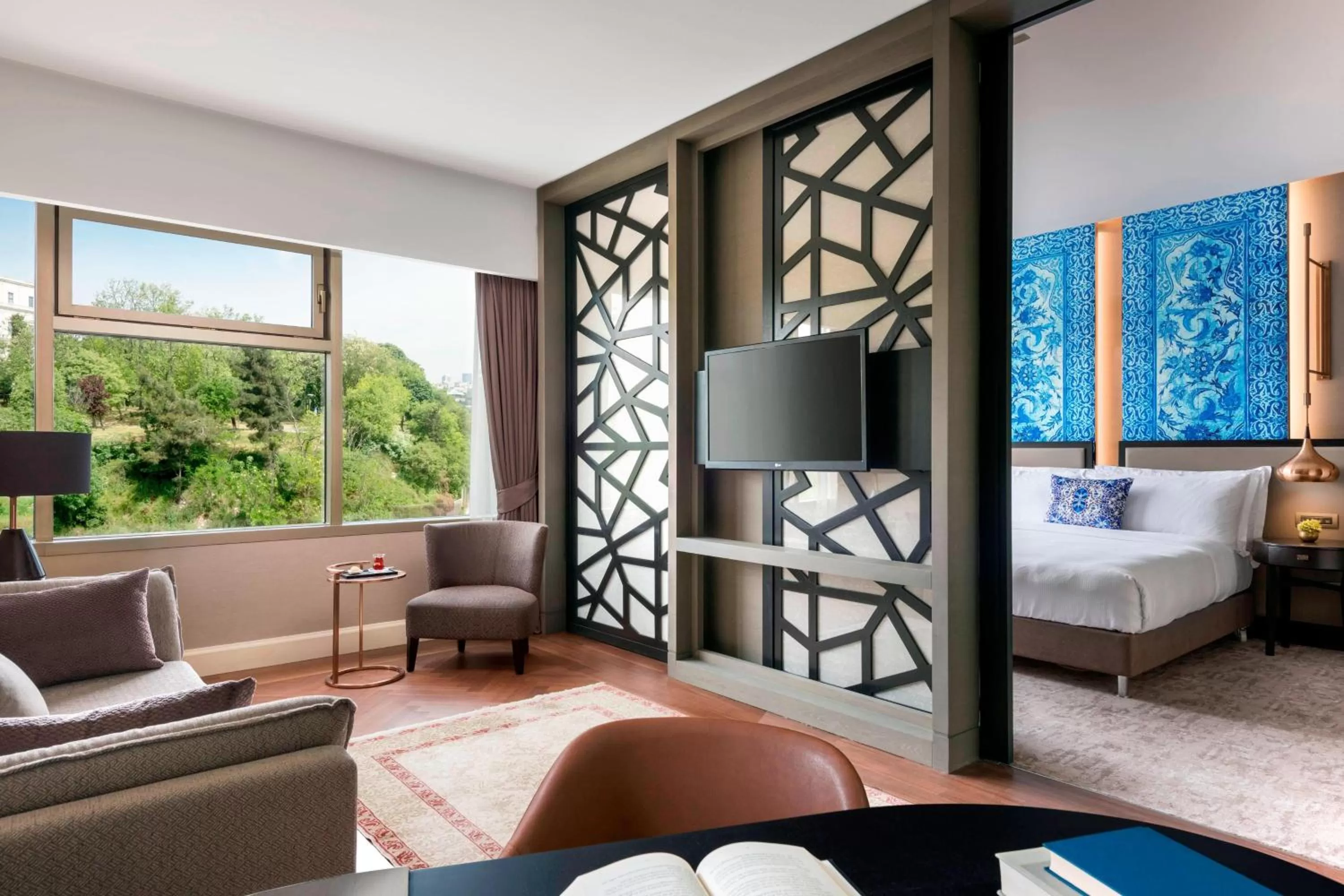 Photo of the whole room, Bed in The Ritz-Carlton, Istanbul at the Bosphorus