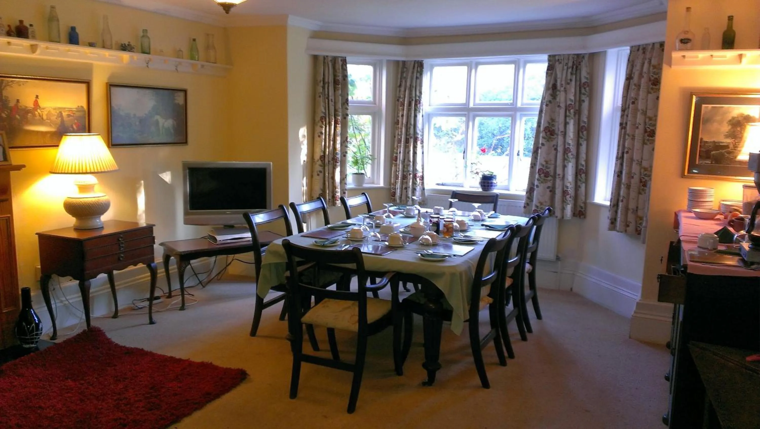 Dining area in Church Farm Accommodation