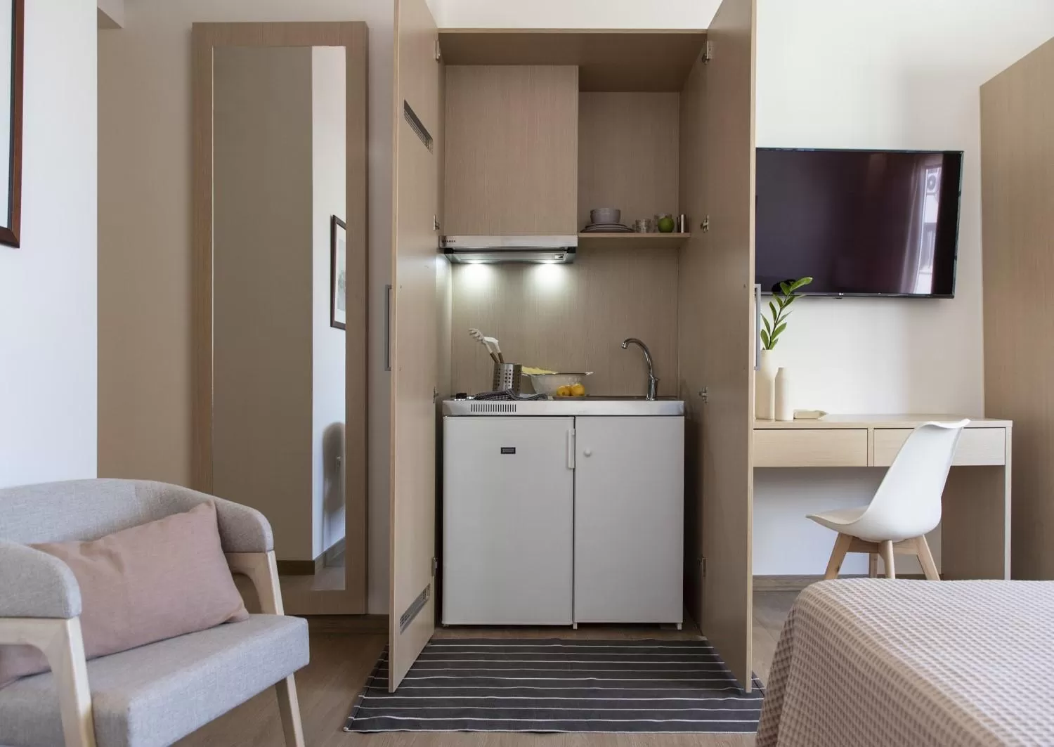 Kitchen or kitchenette in Gallery Suites & Residences Piraeus