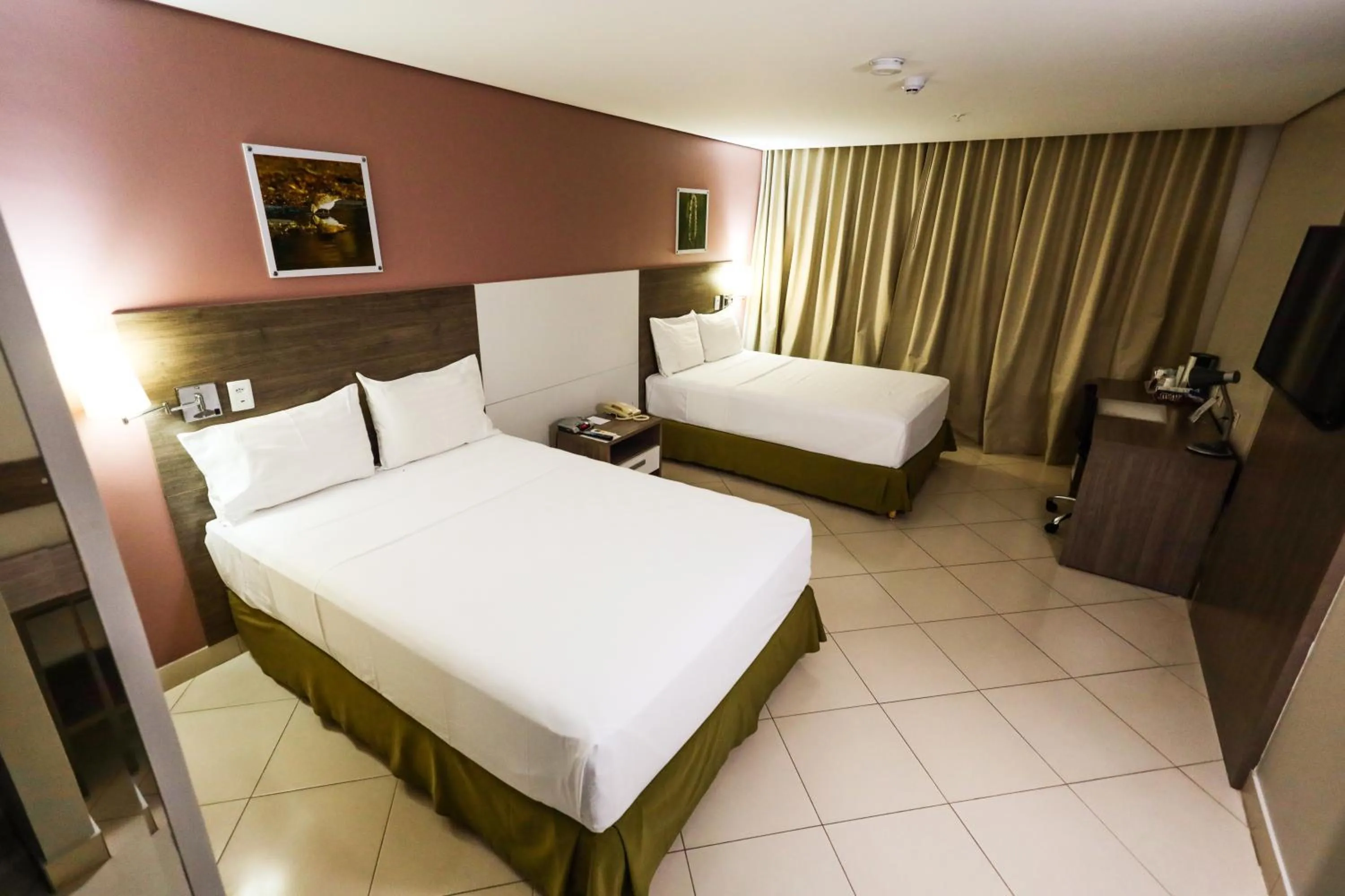 Bed in Hotel Inter Cuiaba