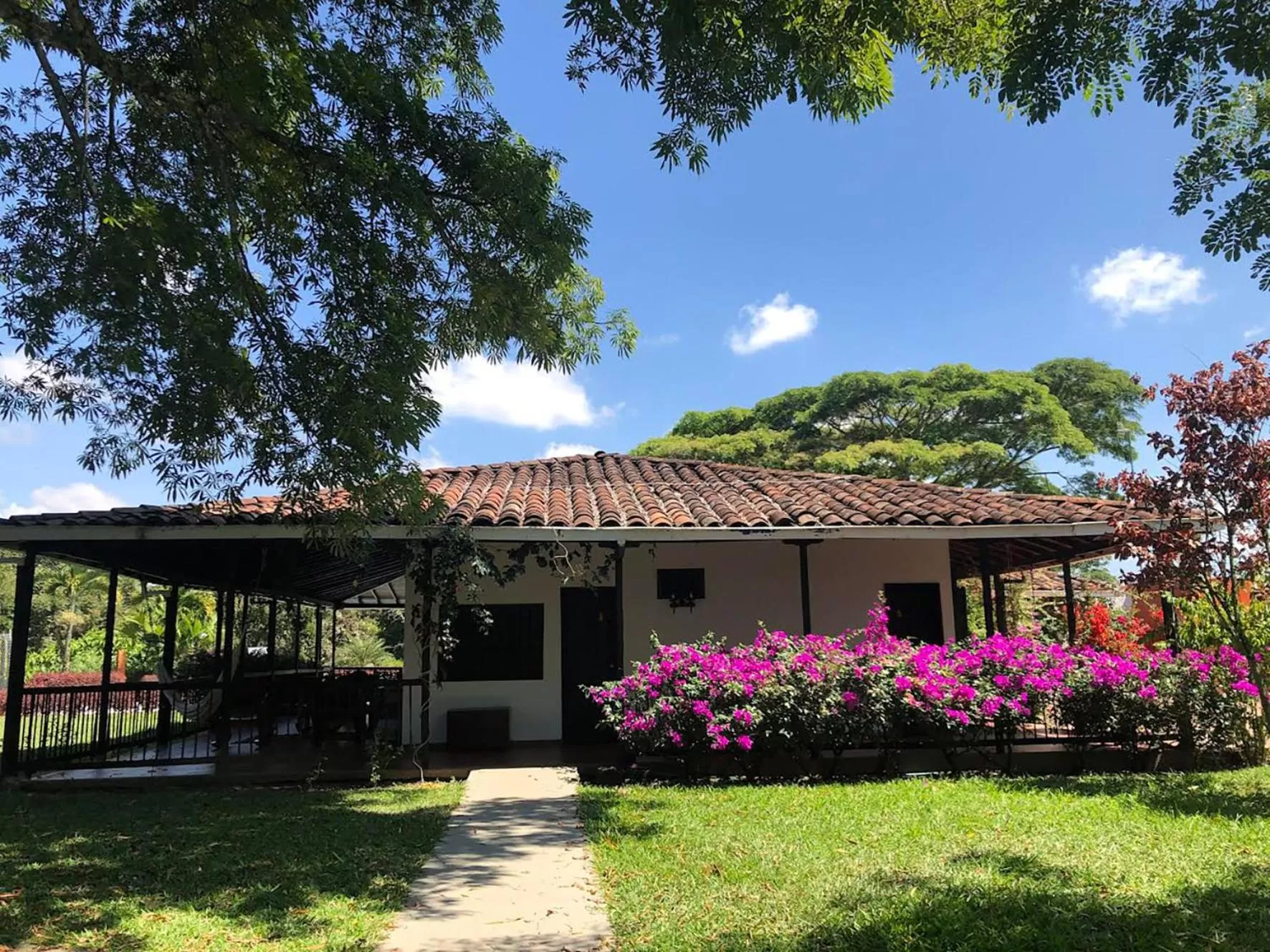 Garden in MuchoSur Quimbaya