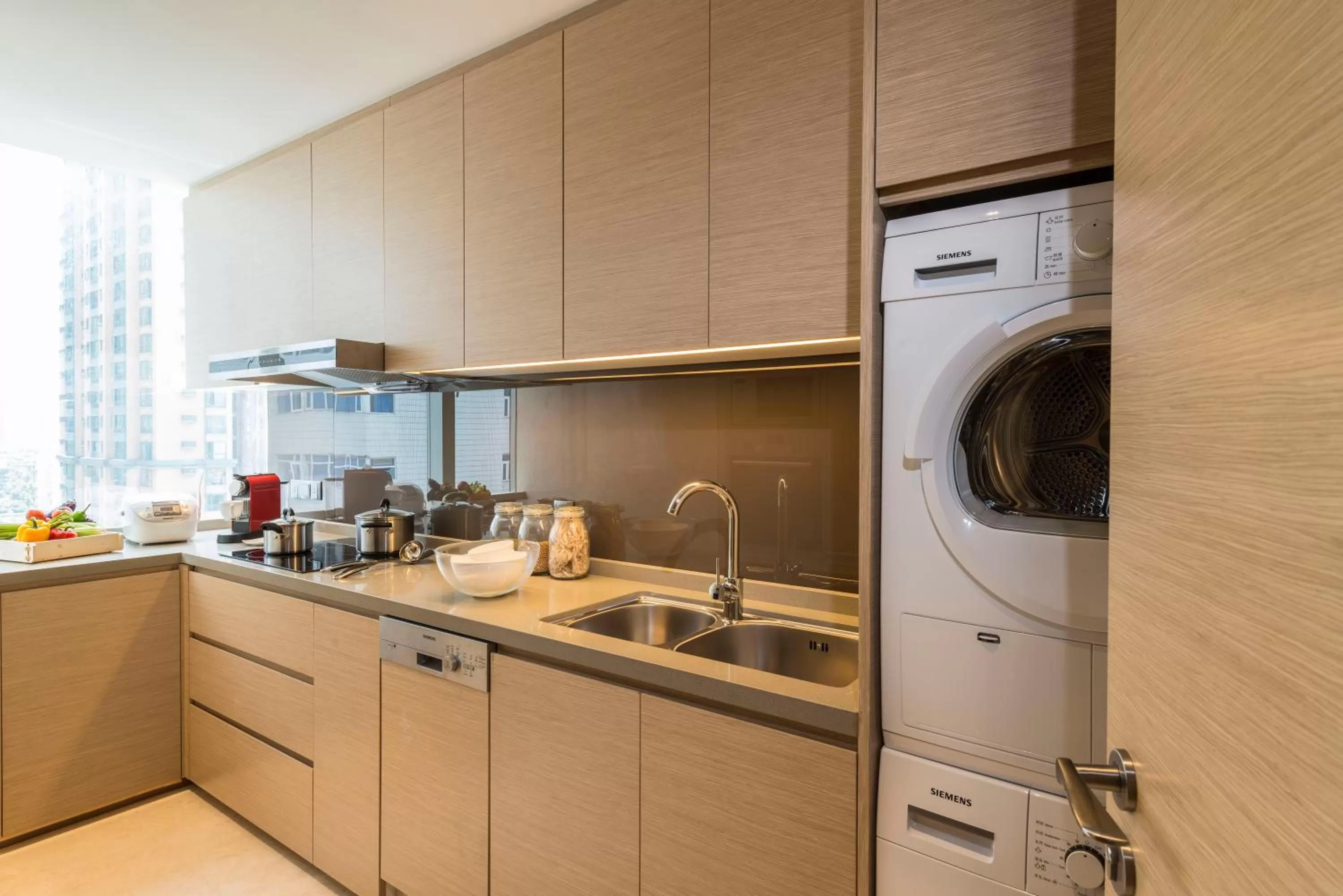 Kitchen or kitchenette in Fraser Suites Guangzhou