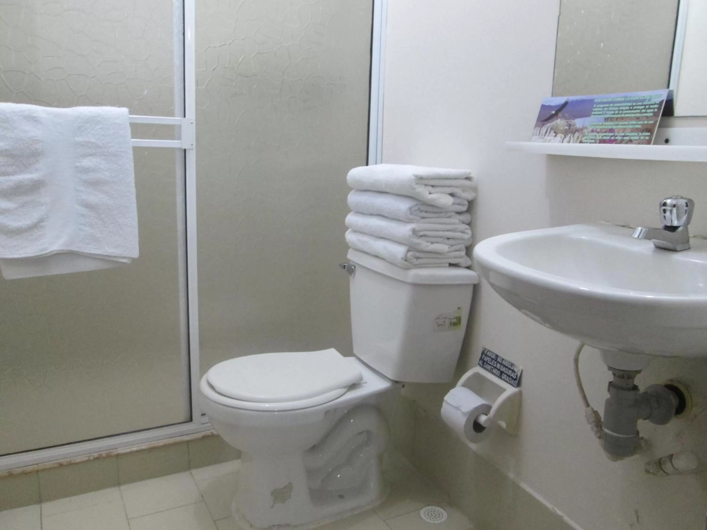 Bathroom in Cabañas Las Bifloras