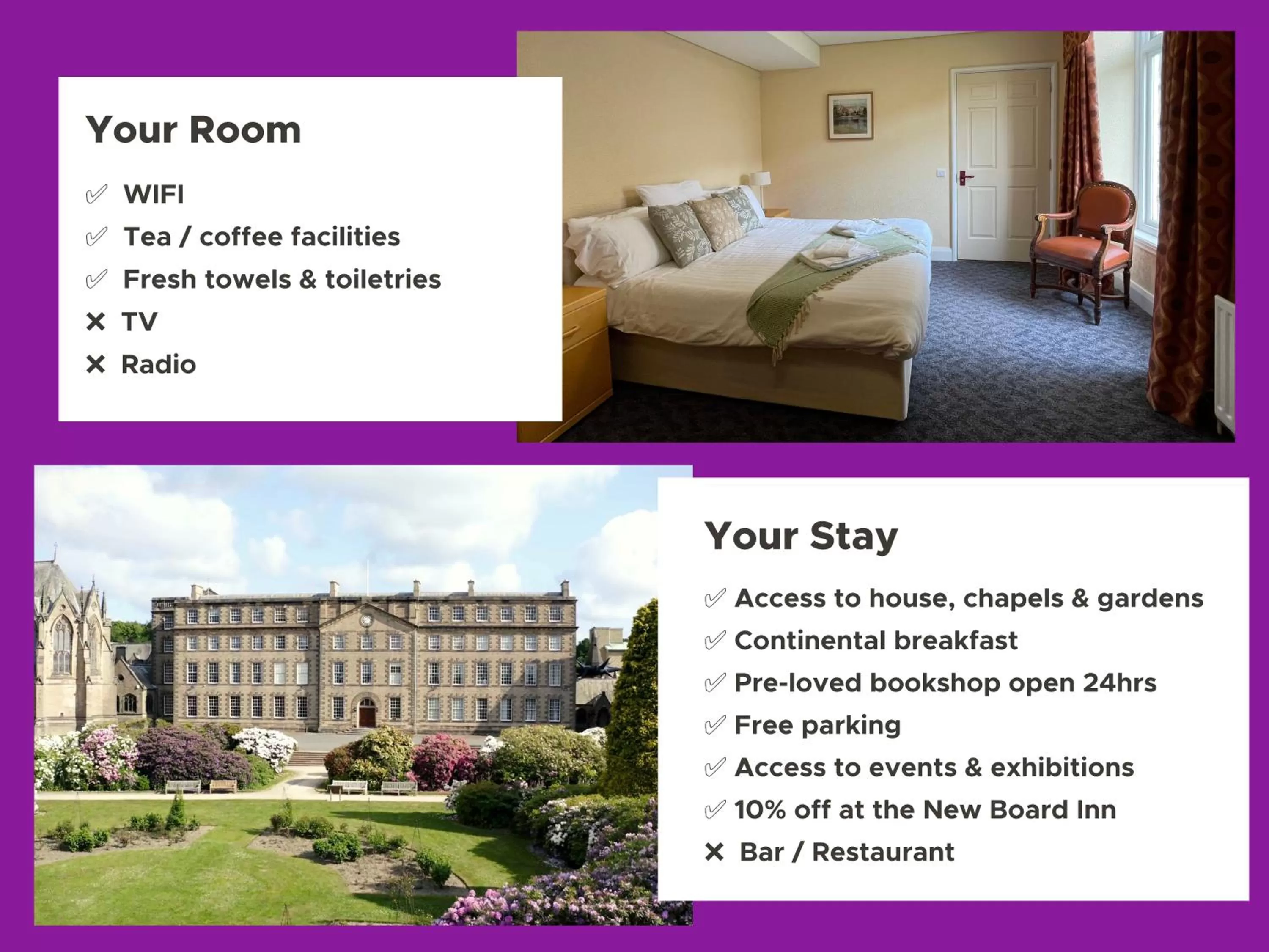 Property building in Ushaw Historic House, Chapels & Gardens