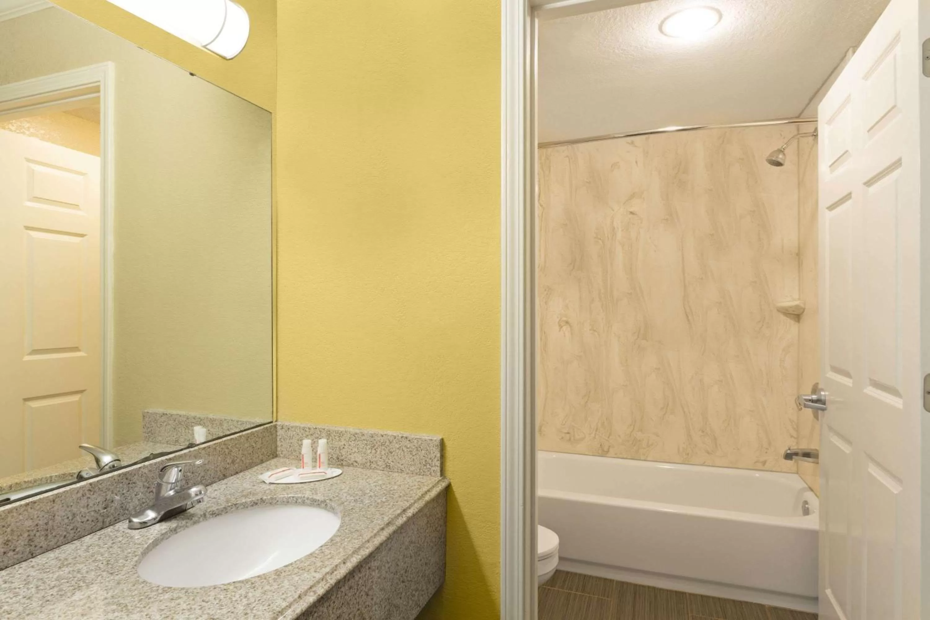 Bathroom in Super 8 by Wyndham Covington