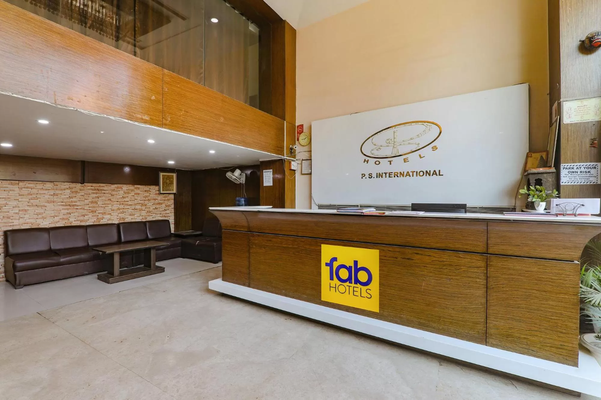 Lobby or reception in FabHotel PS International