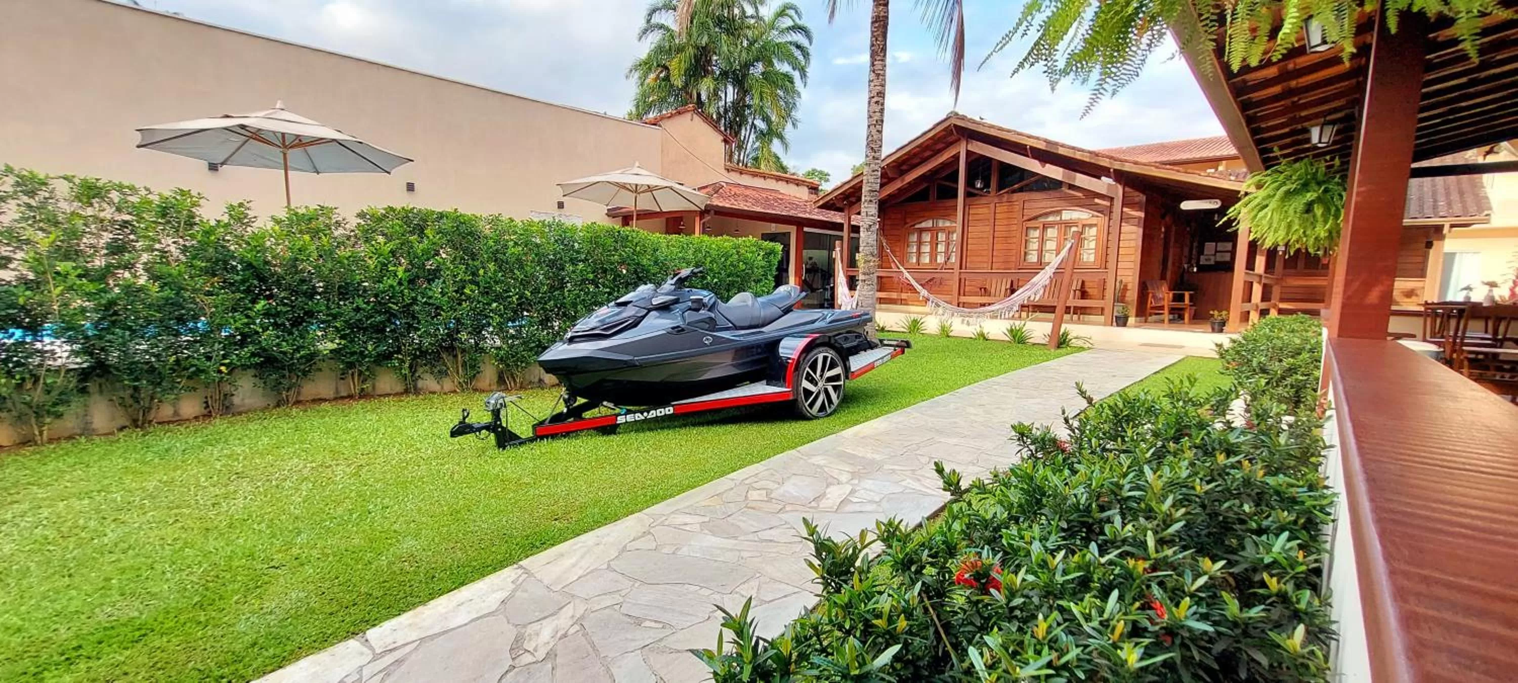 Garden in Pousada das Saíras