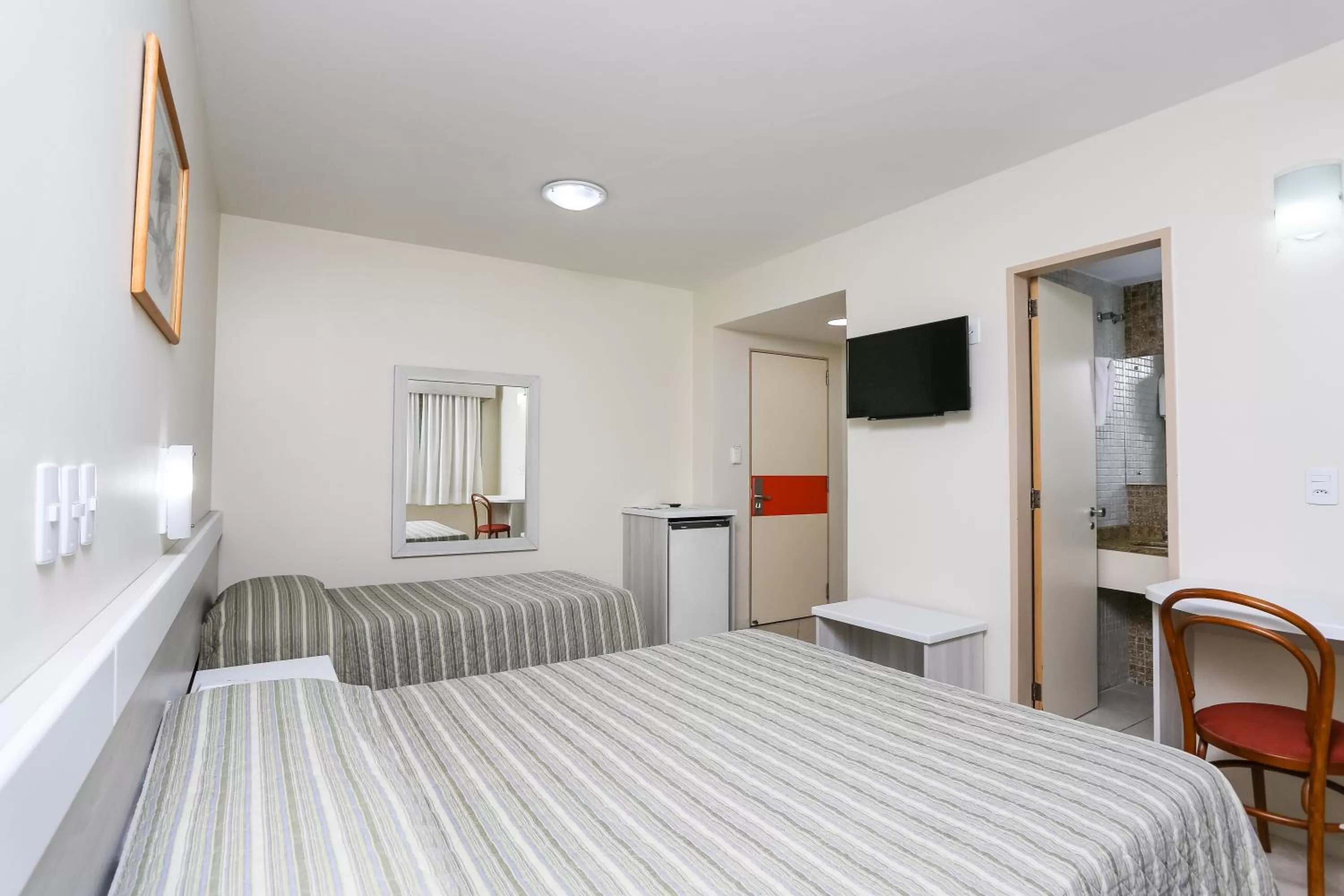 Bed in Hotel Suárez Executive Novo Hamburgo