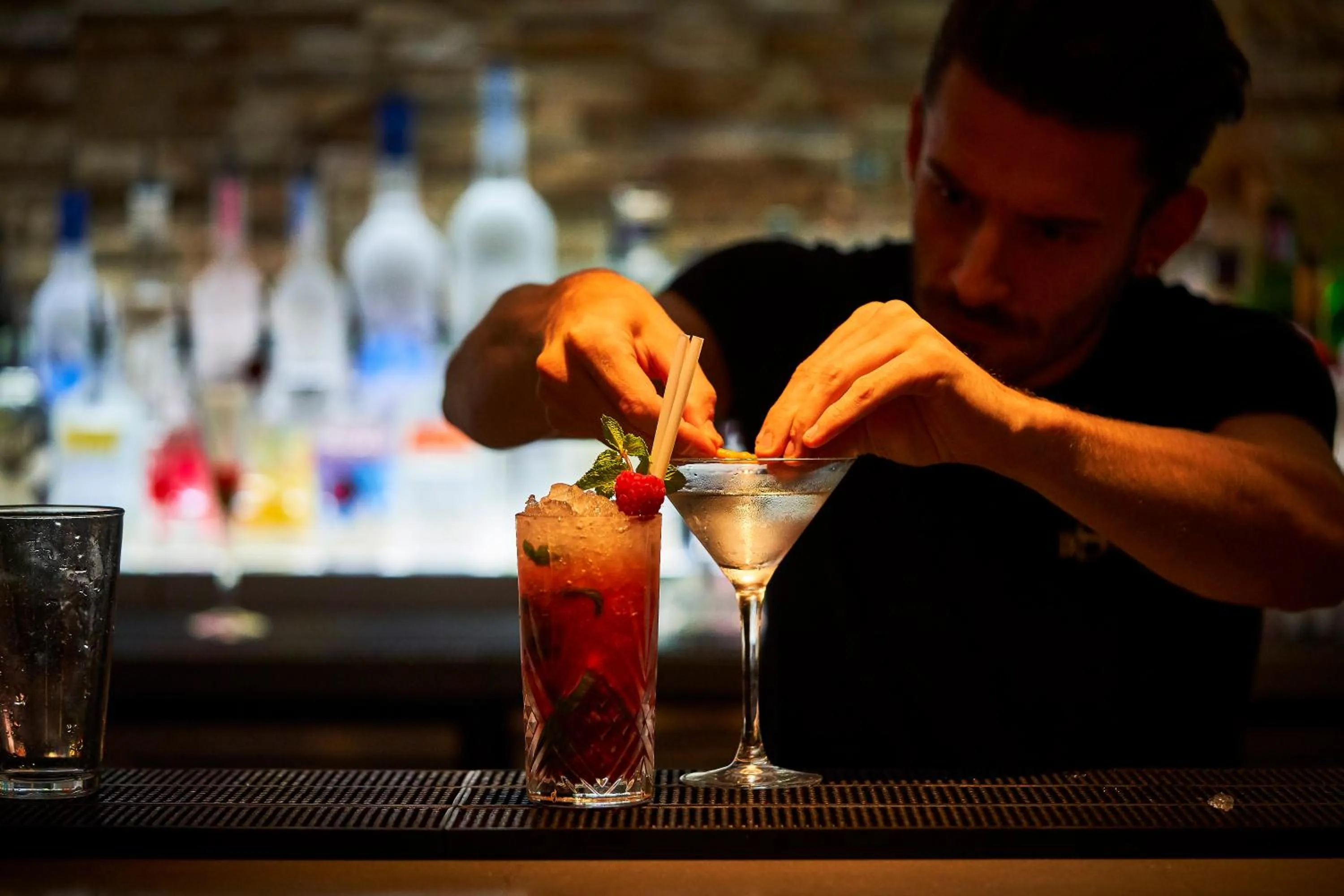 Alcoholic drinks in Hotel Bosco