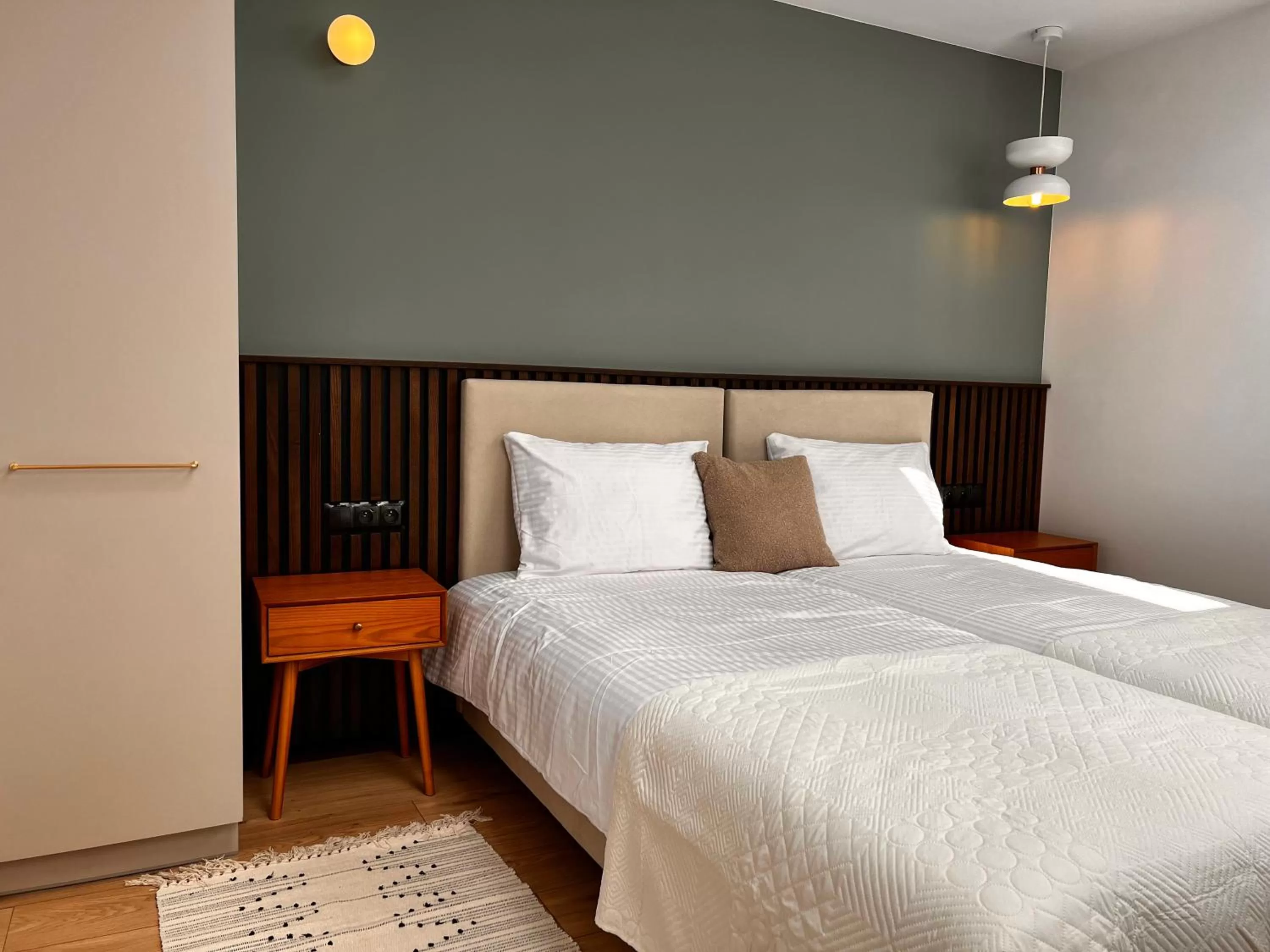 Bed in Monciak55 Sopot Apartments