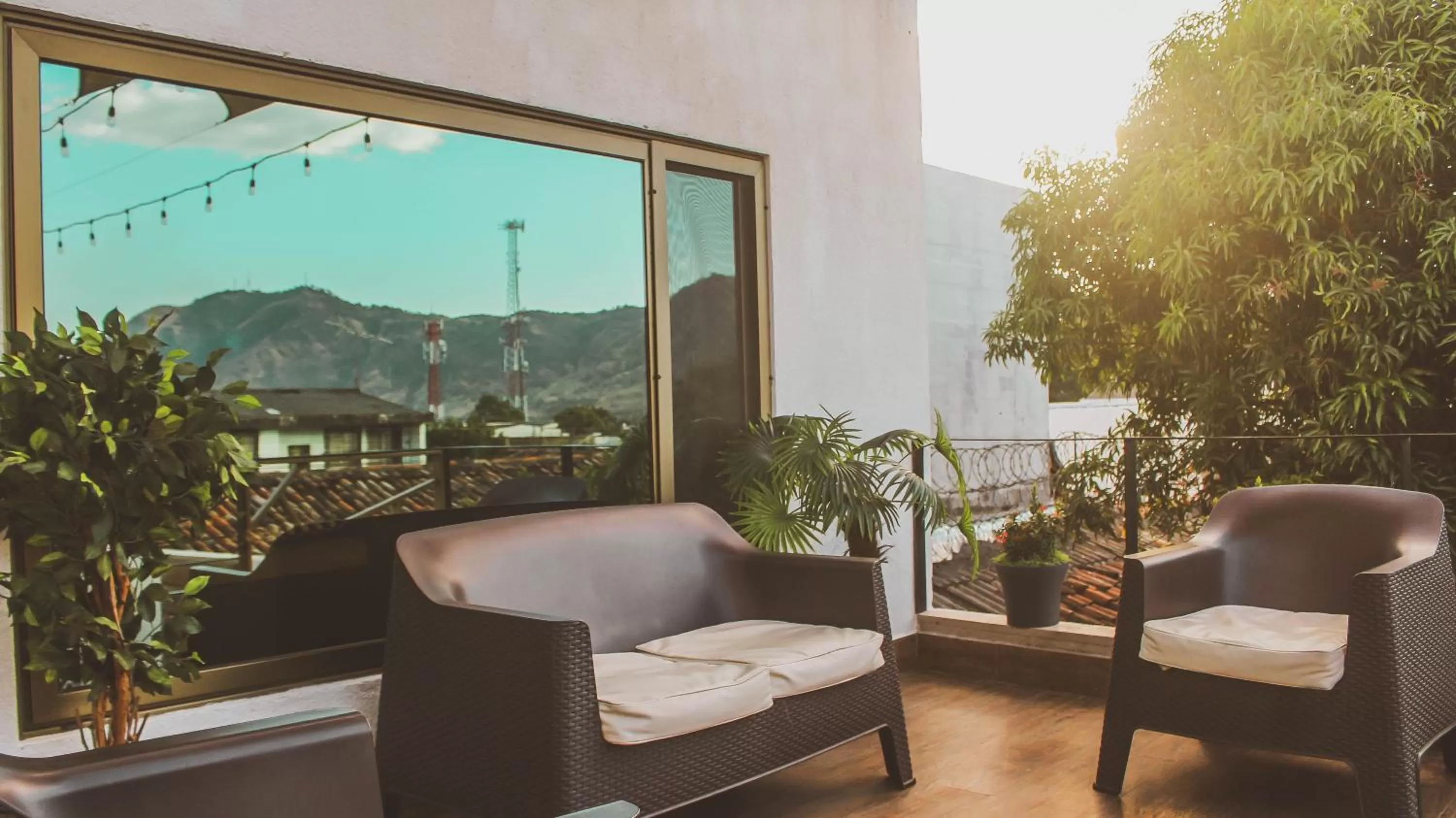 Balcony/Terrace, Mountain View in Remfort Hotel