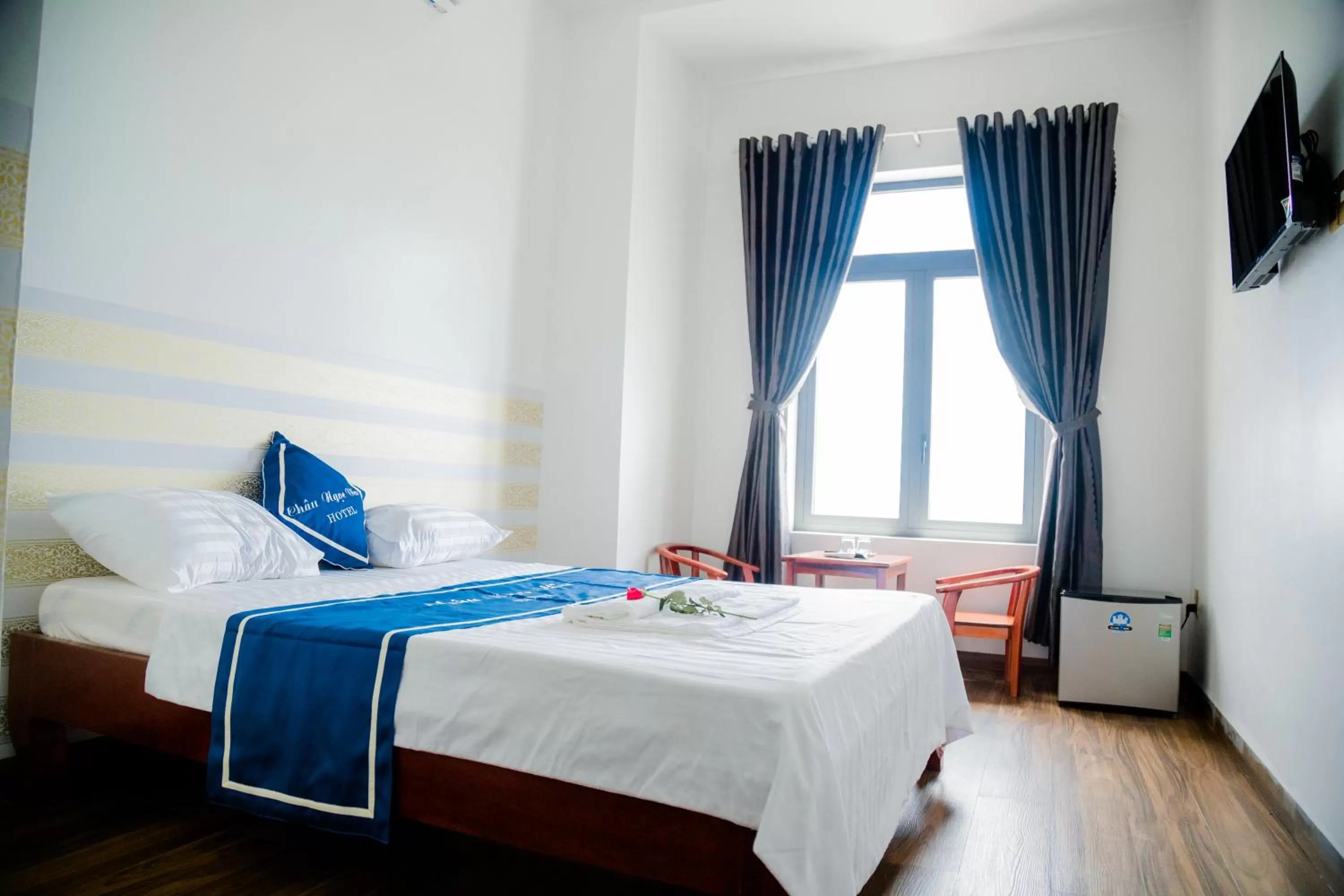 Bed in Châu Ngọc Viên Hotel - Biển Mỹ Khê - Quảng Ngãi
