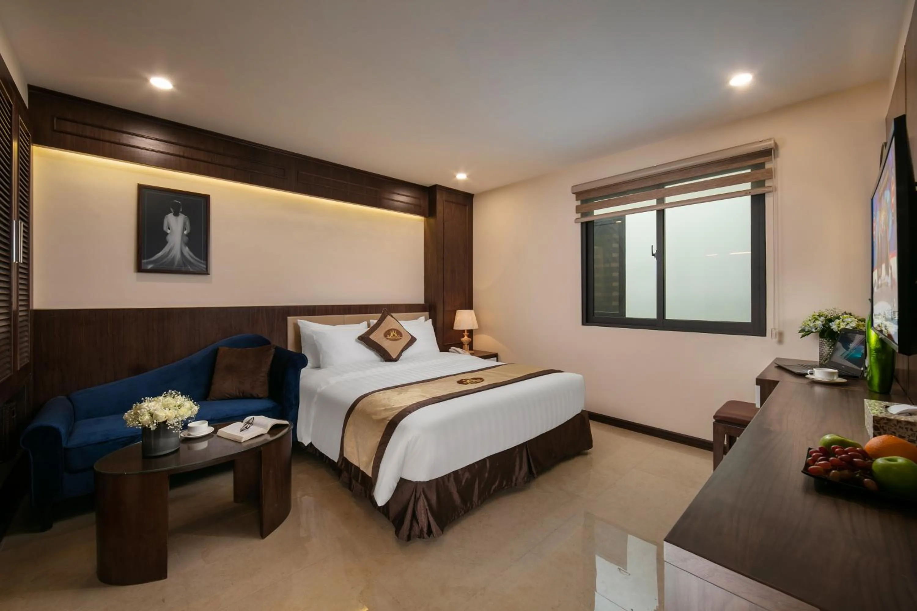 Photo of the whole room, Bed in Marina Hotel Ha Noi