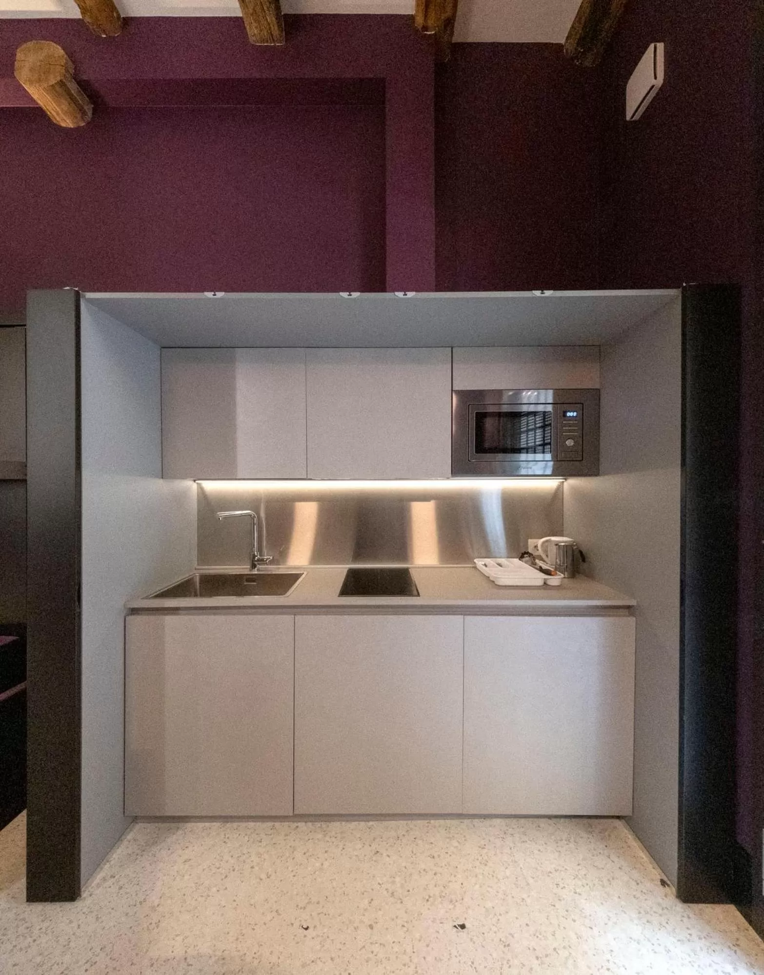 Kitchen or kitchenette in Residence Poli Venezia