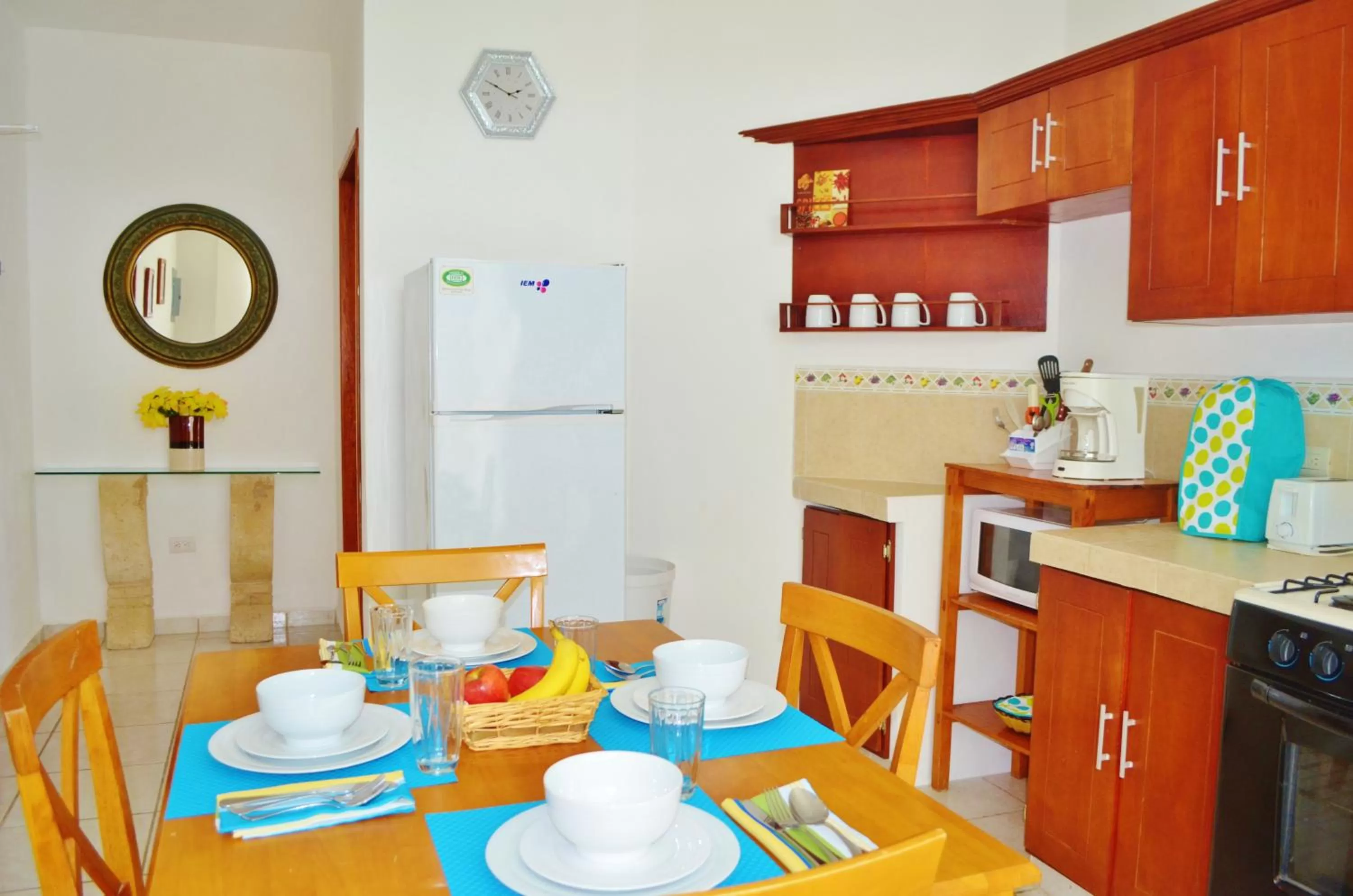 Kitchen or kitchenette in Corales Suites