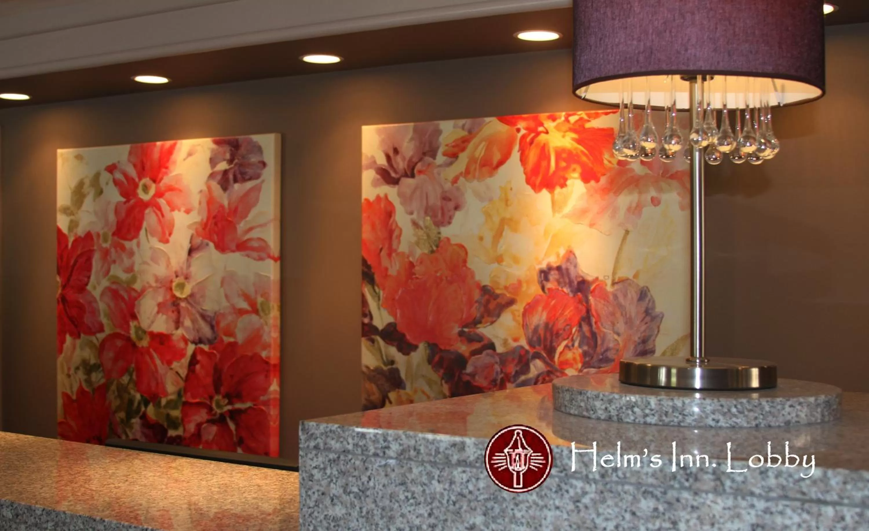 Lobby or reception in Helm's Inn