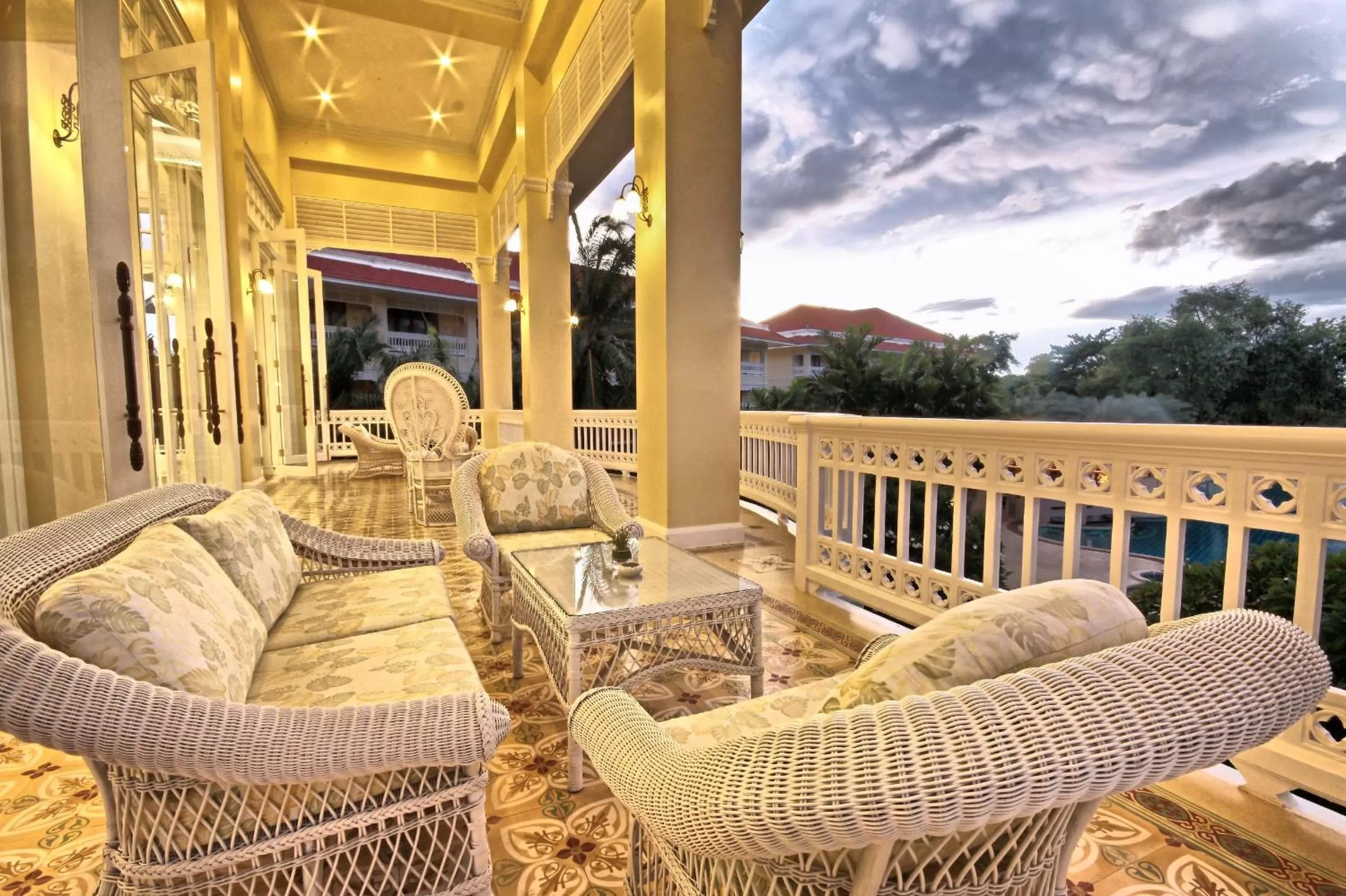 Patio in Dheva Mantra Resort