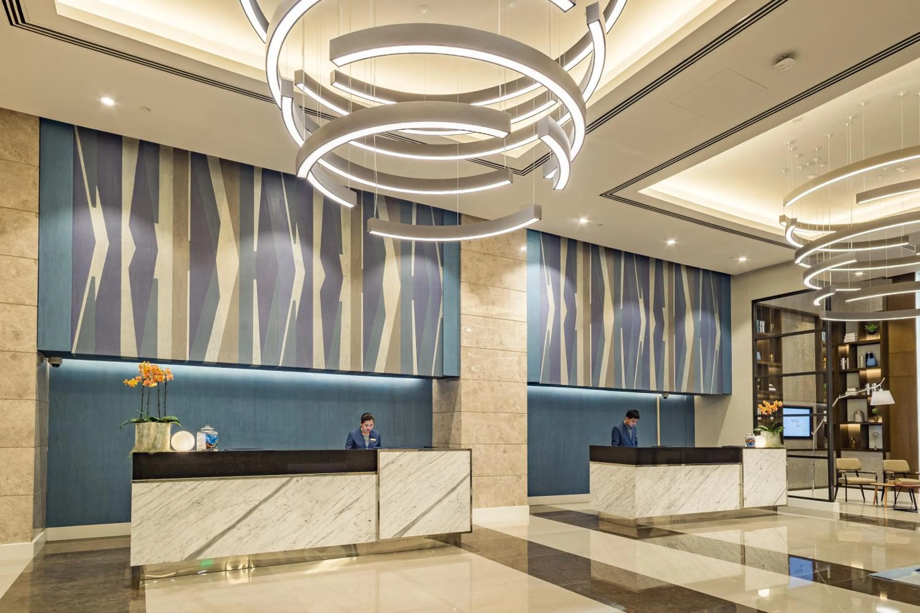 Lobby or reception in Citadines Bay City Manila