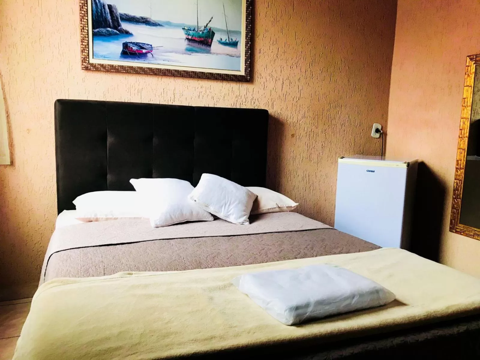 Bed in Pousada Do Pancho