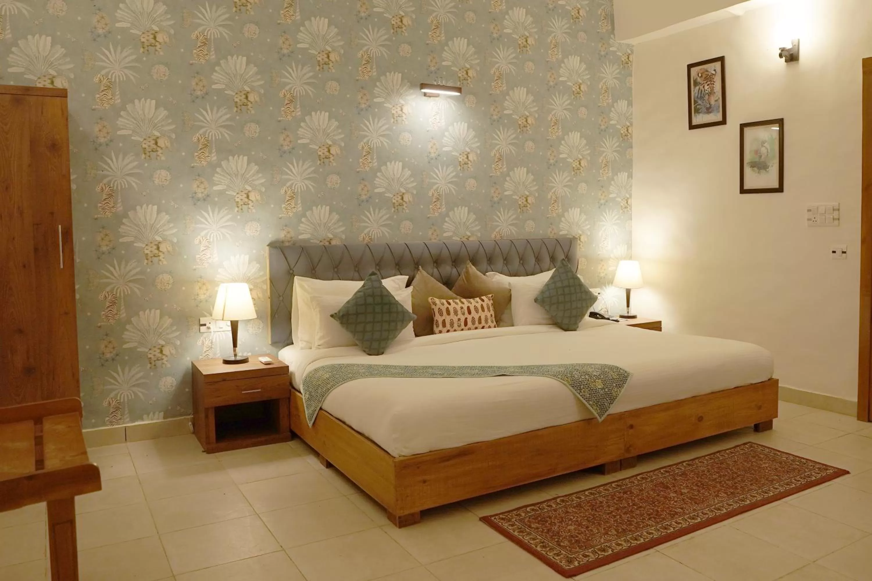 Photo of the whole room, Bed in Astroport Sariska Treetop by Eight Continents