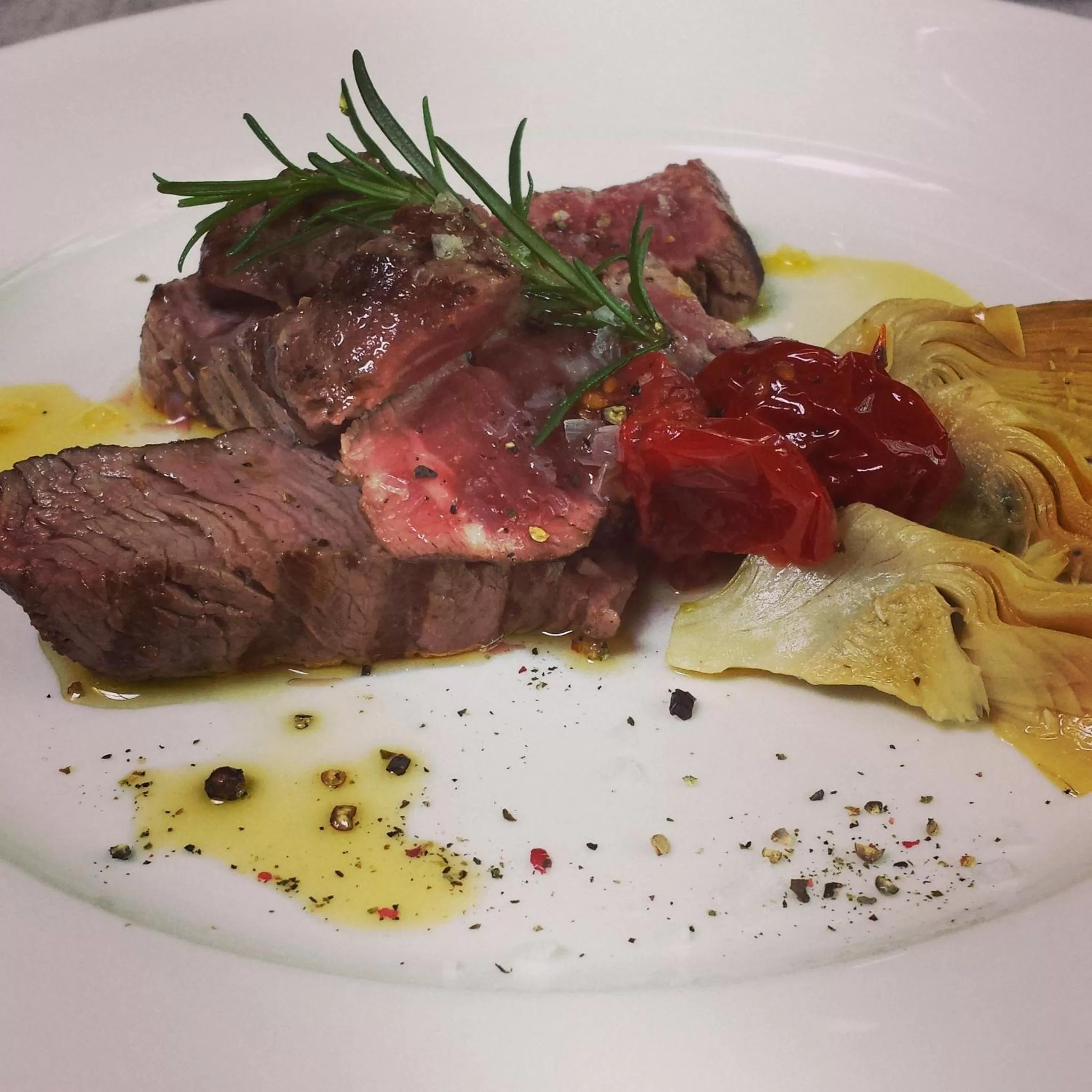 Food close-up in Grand Hotel Tiziano E Dei Congressi