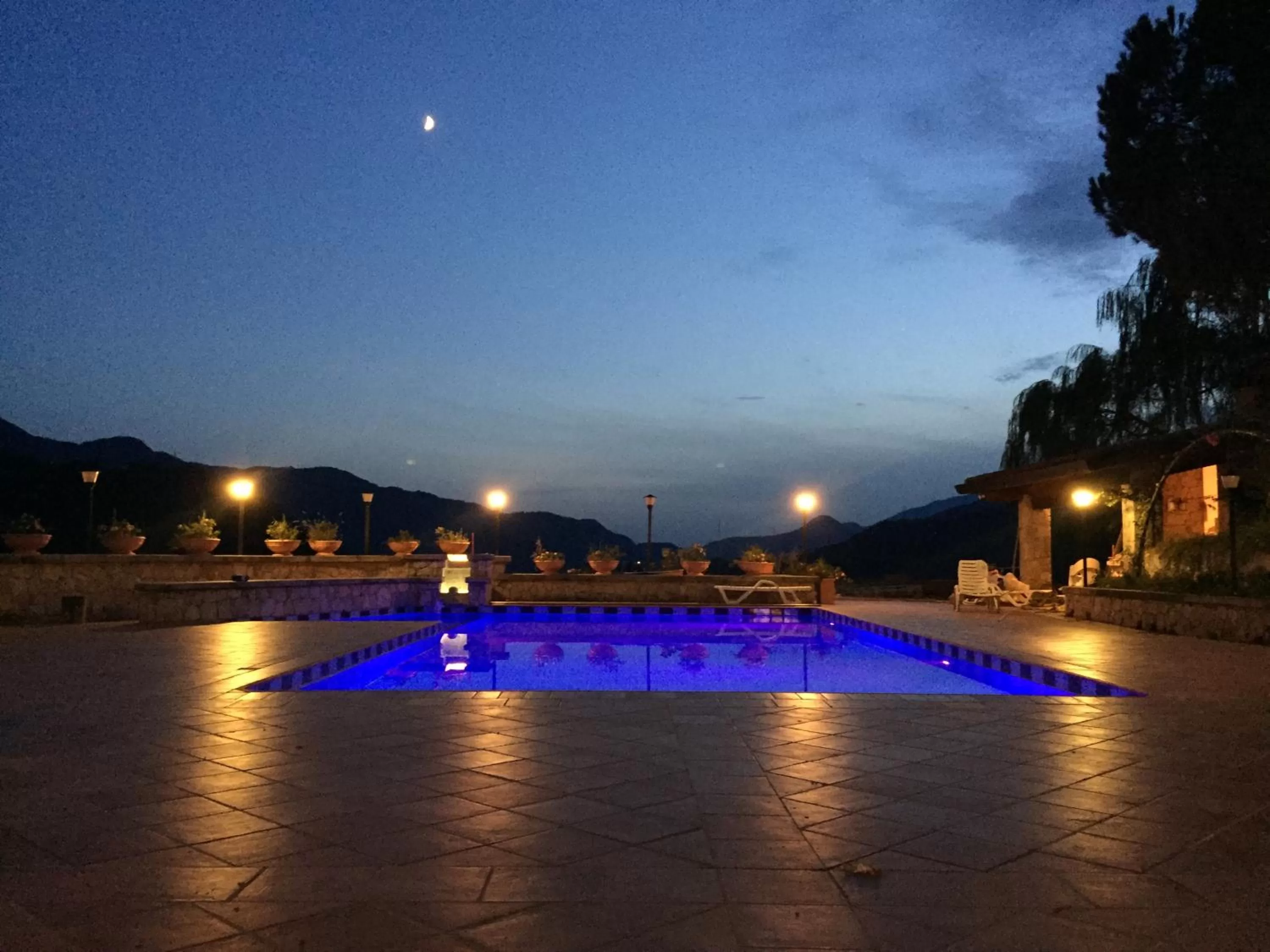 Swimming pool in Resort Ninfea San Pellegrino Terme