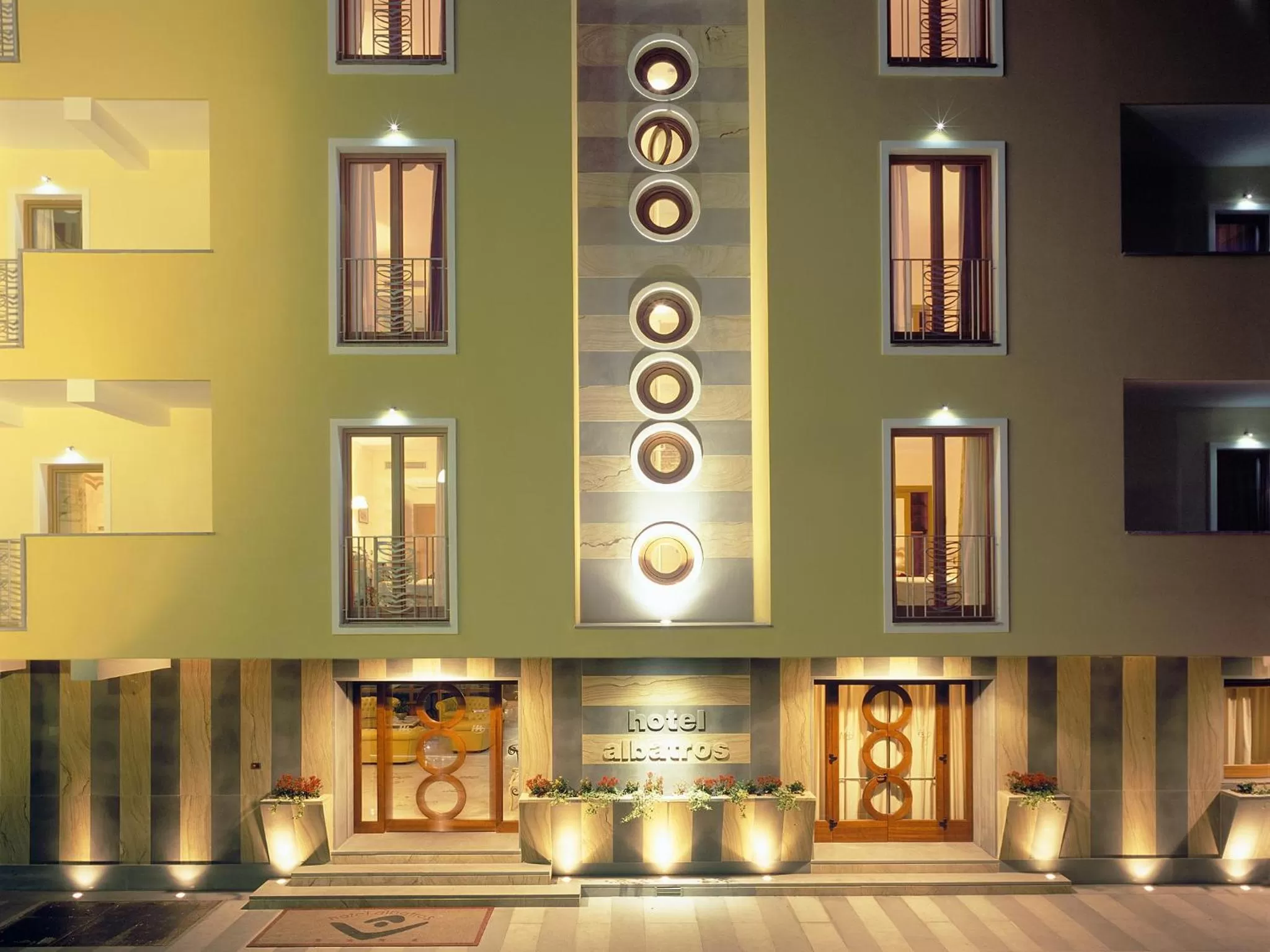 Facade/entrance in Hotel Albatros