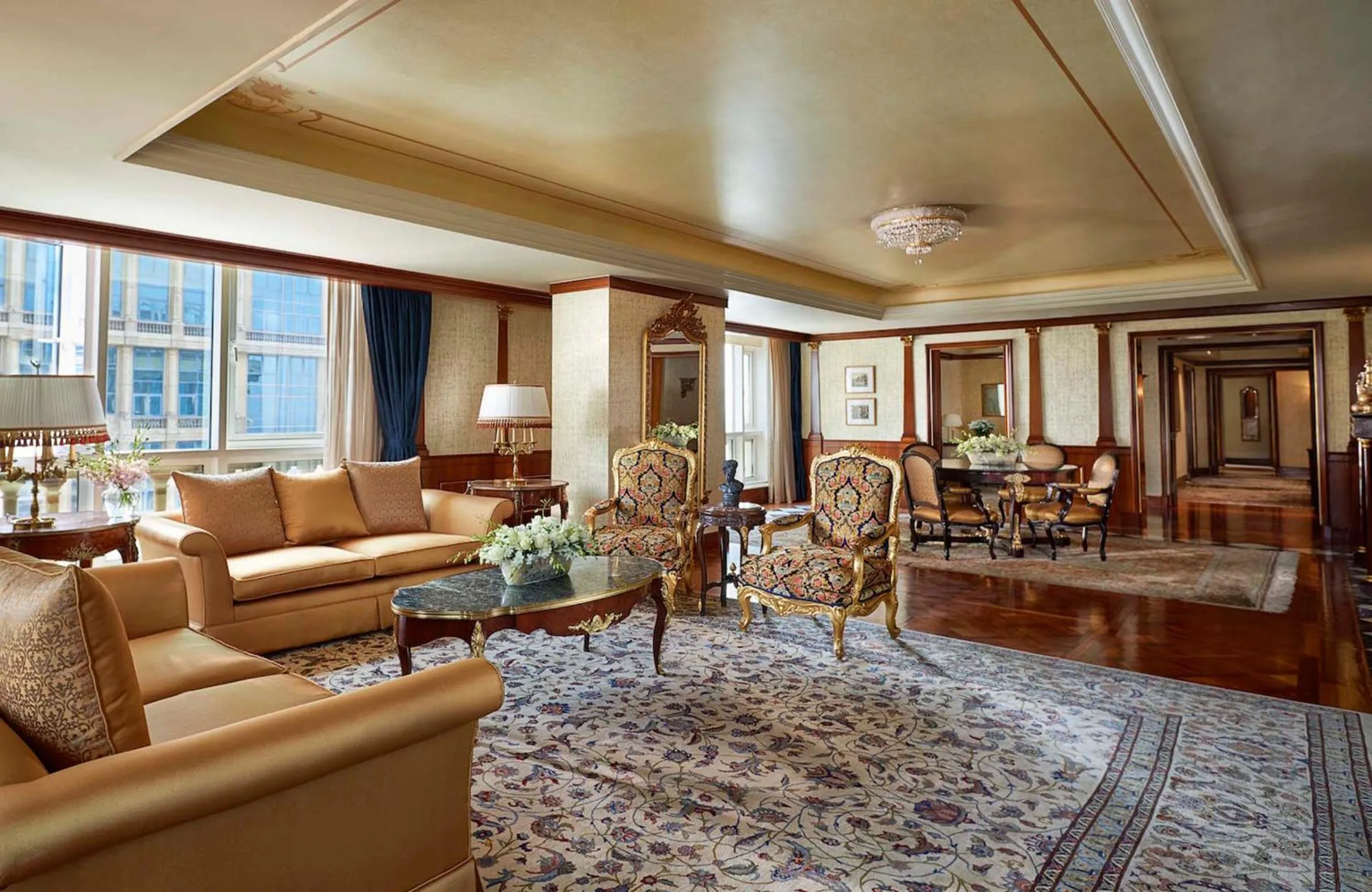 Living room in Four Seasons Cairo At The First Residence