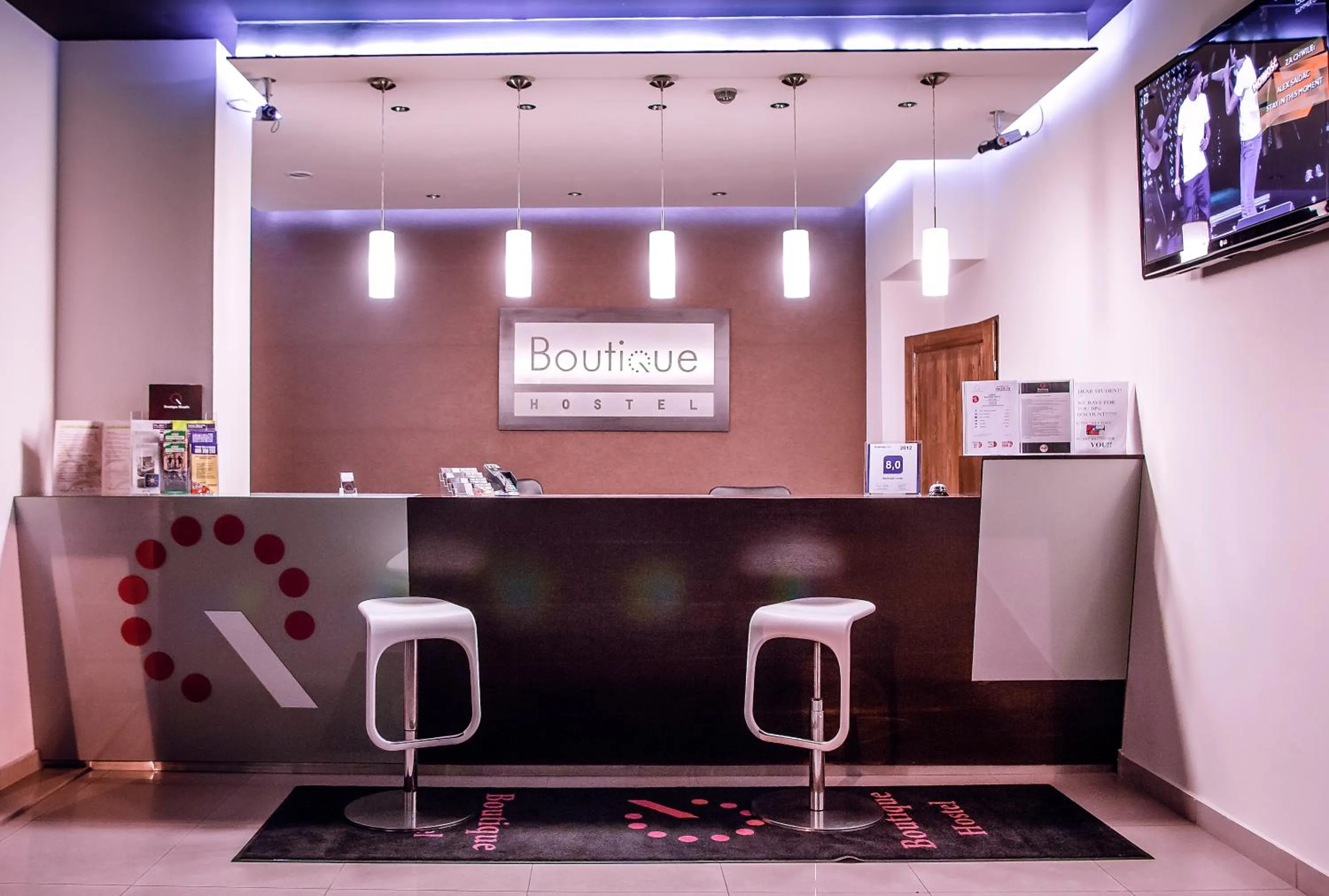 Lobby or reception in Boutique Hostel