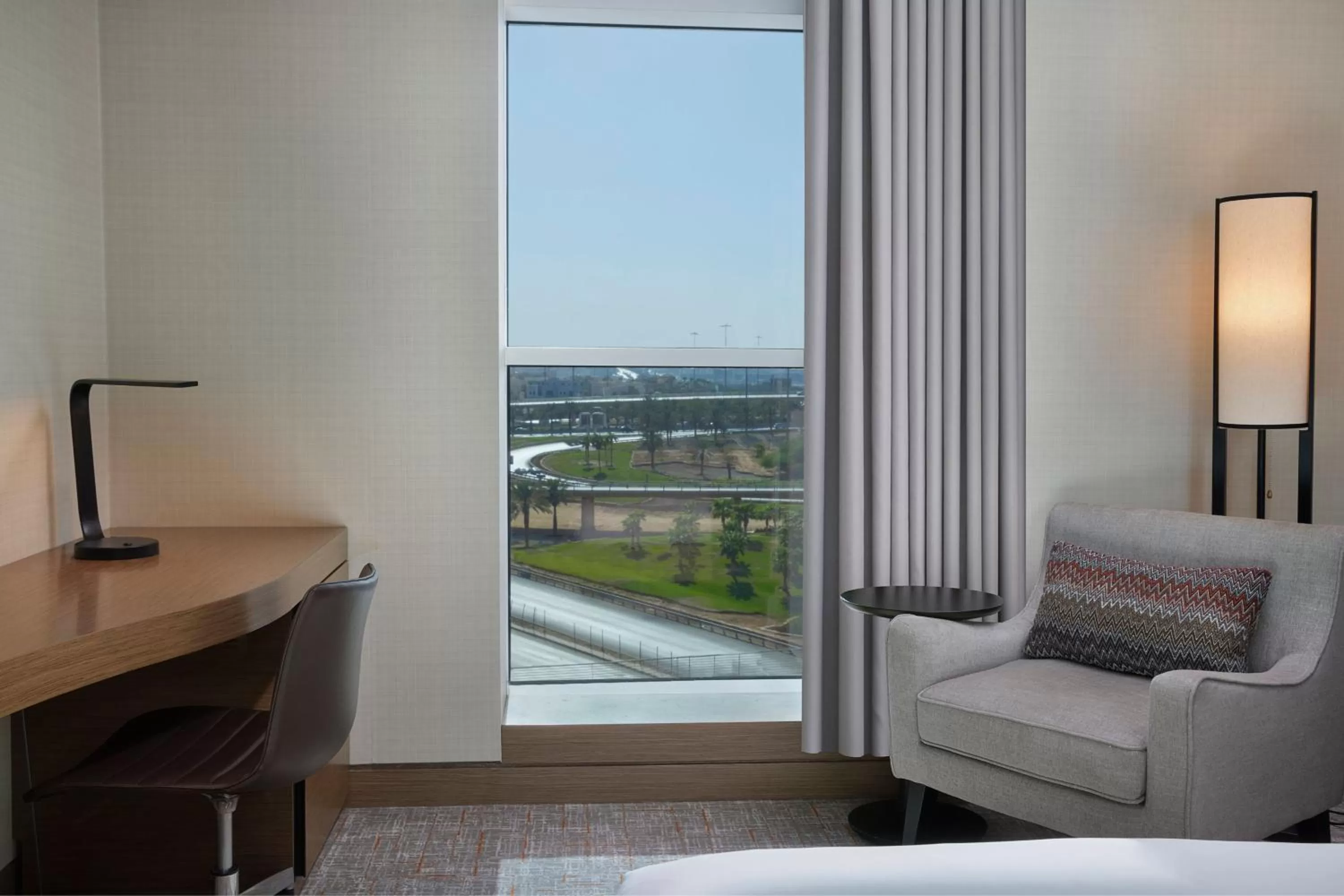 Photo of the whole room, Bed in Courtyard by Marriott Riyadh Northern Ring Road