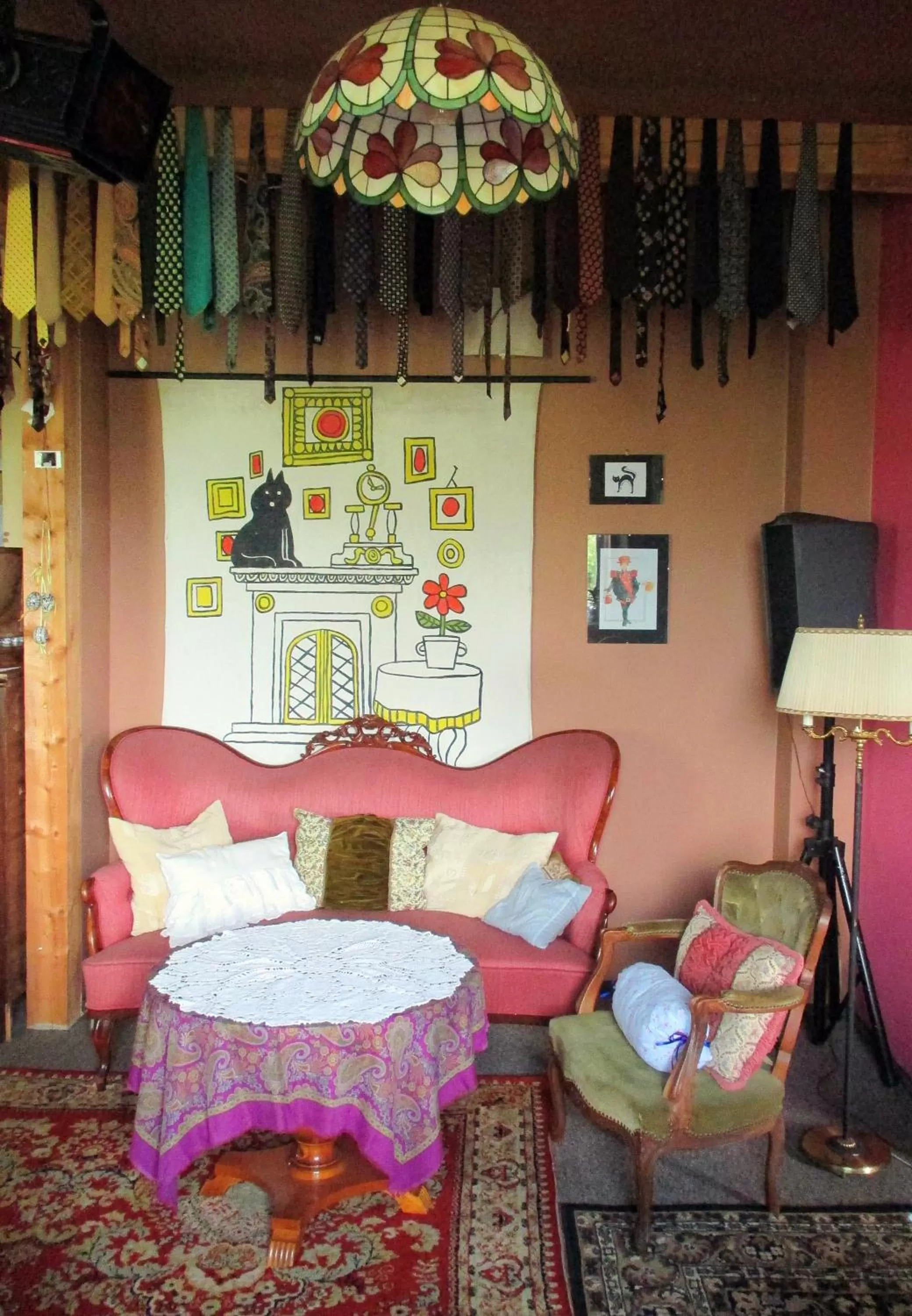 Communal lounge/ TV room in Gościniec pod Kłosem