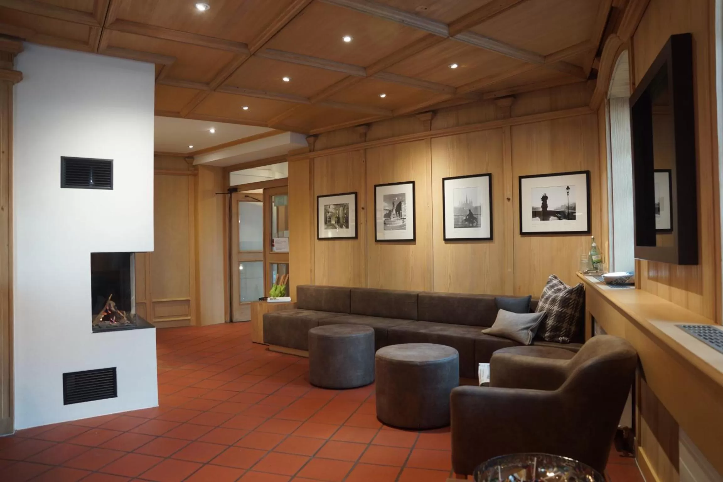 Lobby or reception in Hotel Grüner Baum