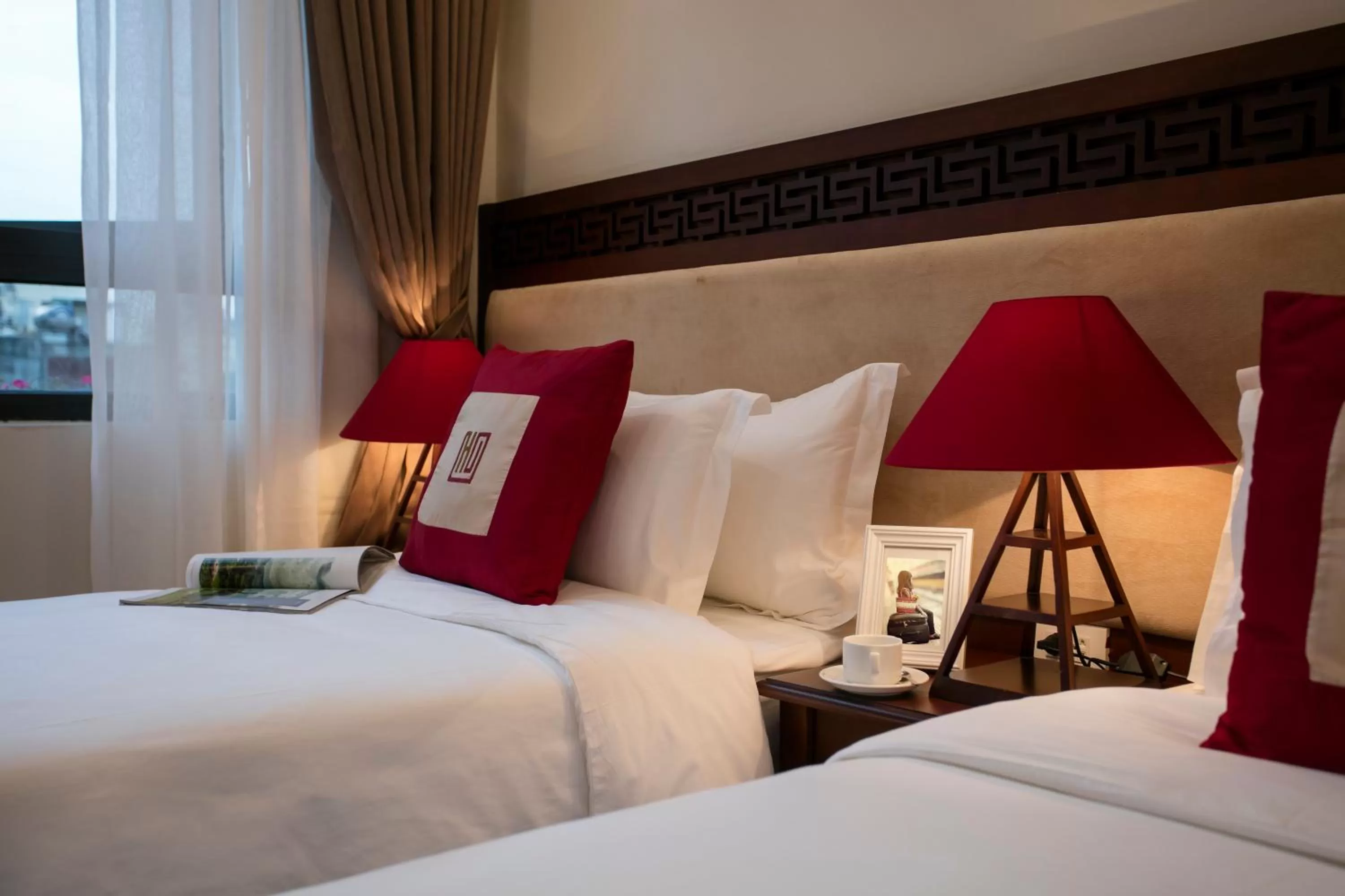 Bedroom, Bed in Au Coeur d'Hanoi Apartment