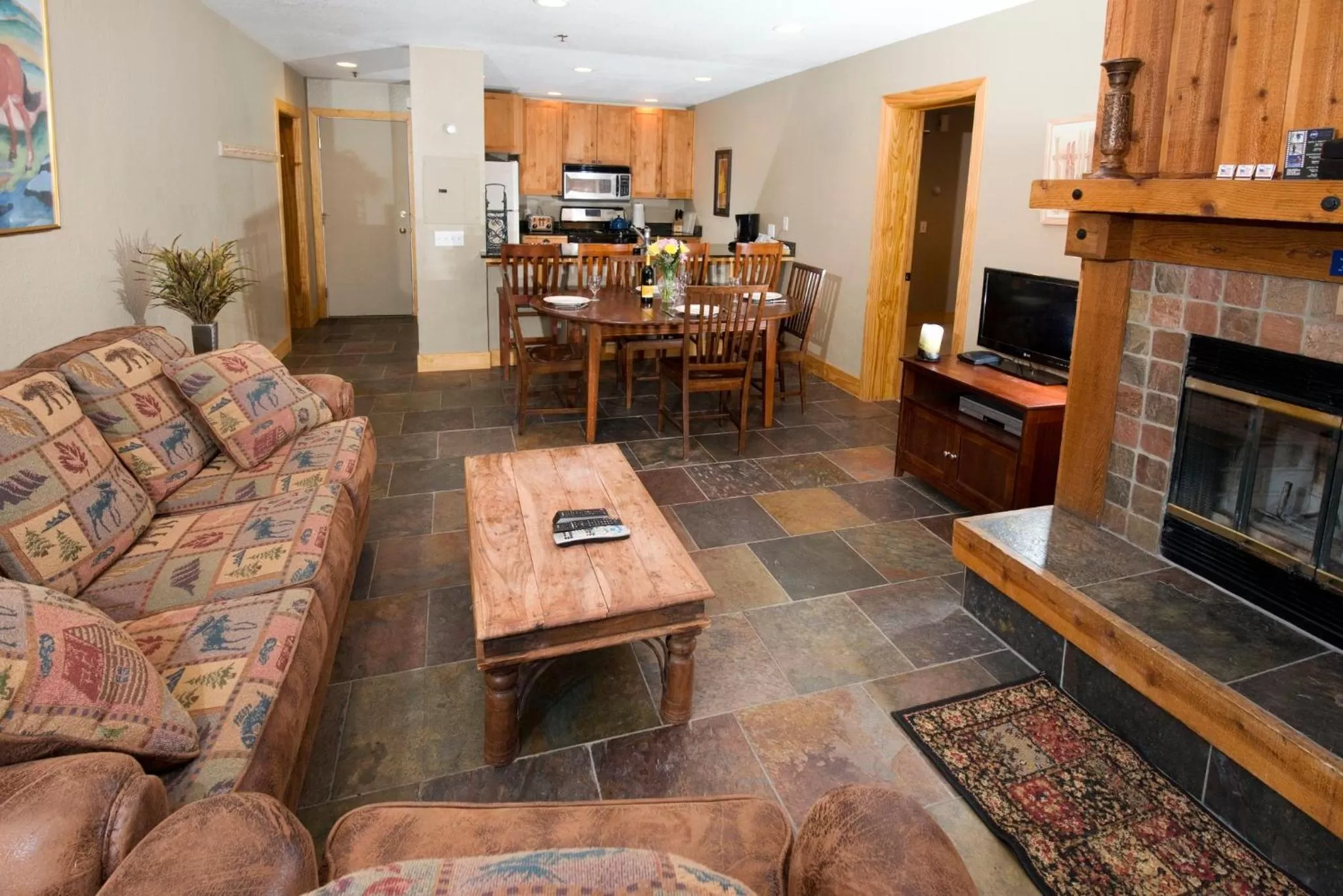 Living room in Kirkwood Mountain Resort by Vail Resorts