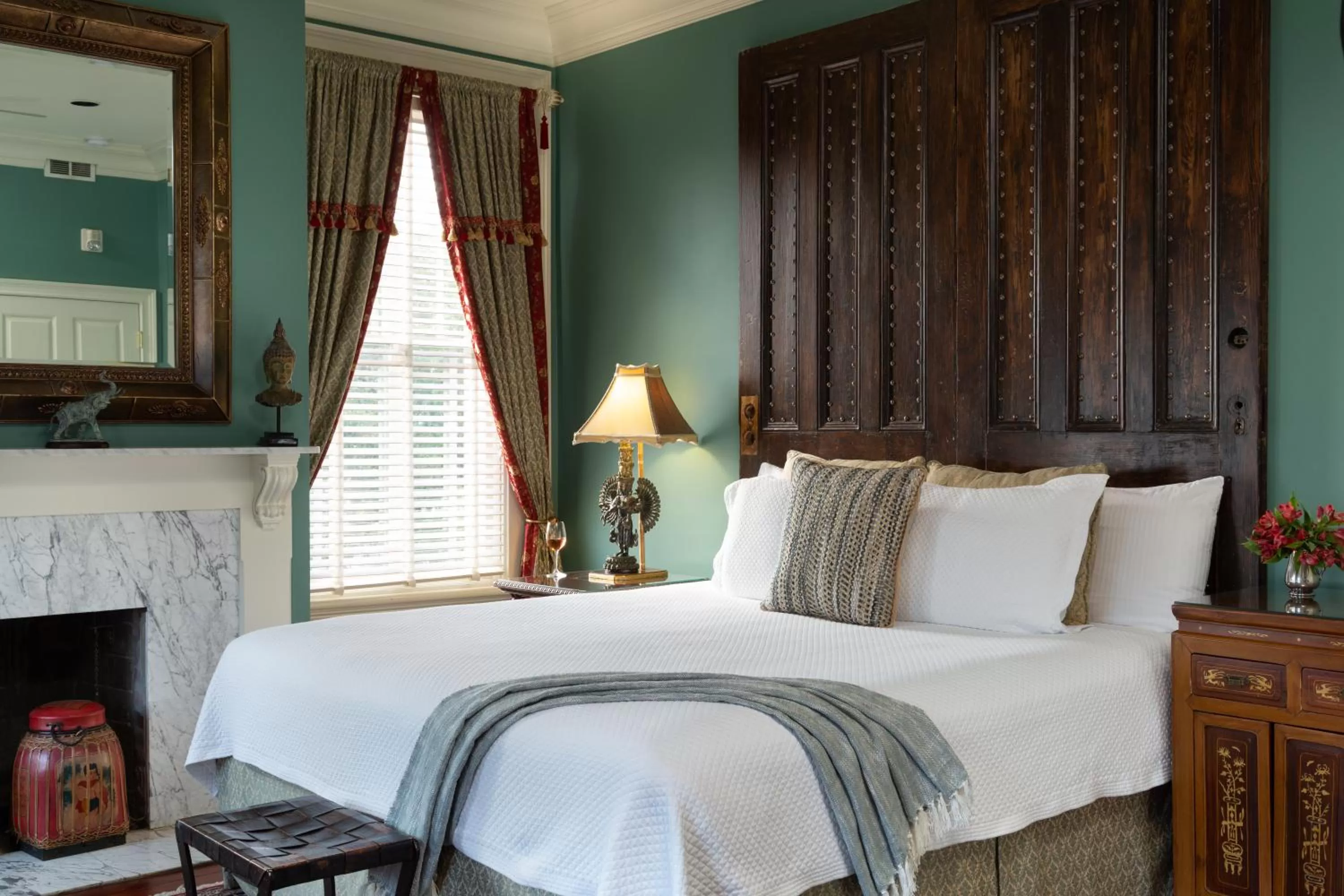 Bed in The Inn on West Liberty