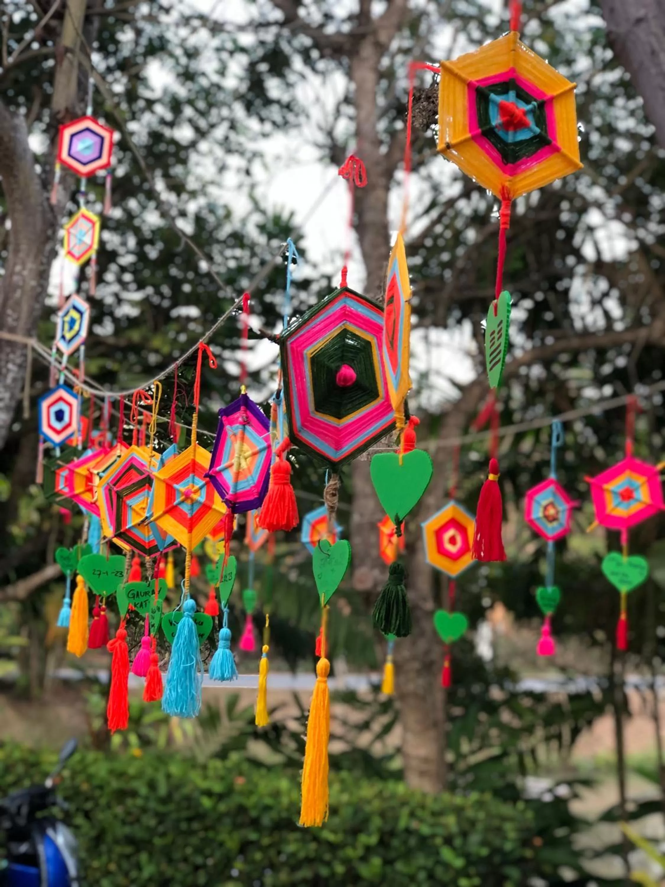 Decorative detail in Pura Vida Pai Resort