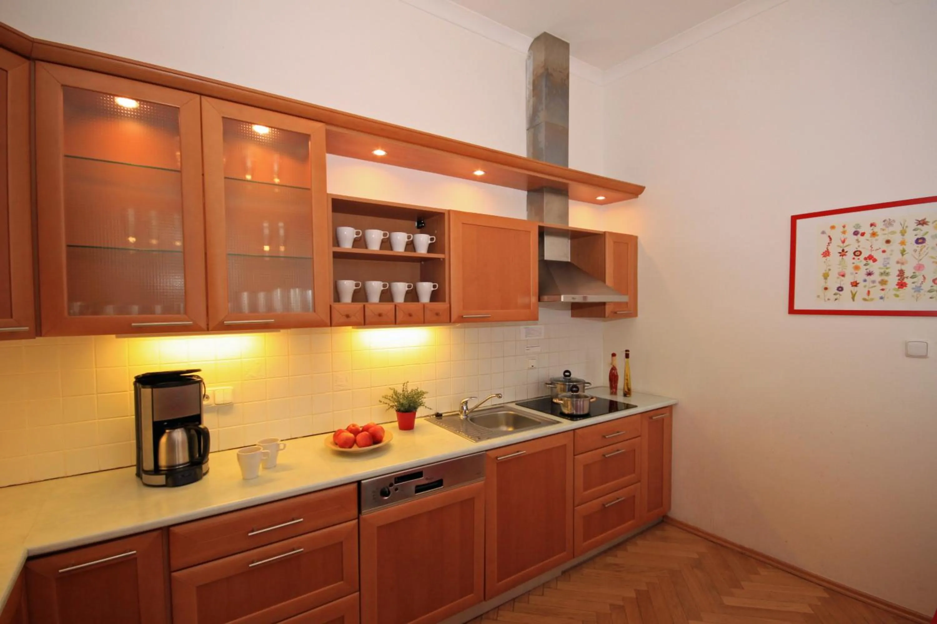 Kitchen or kitchenette in Prague Central Residence