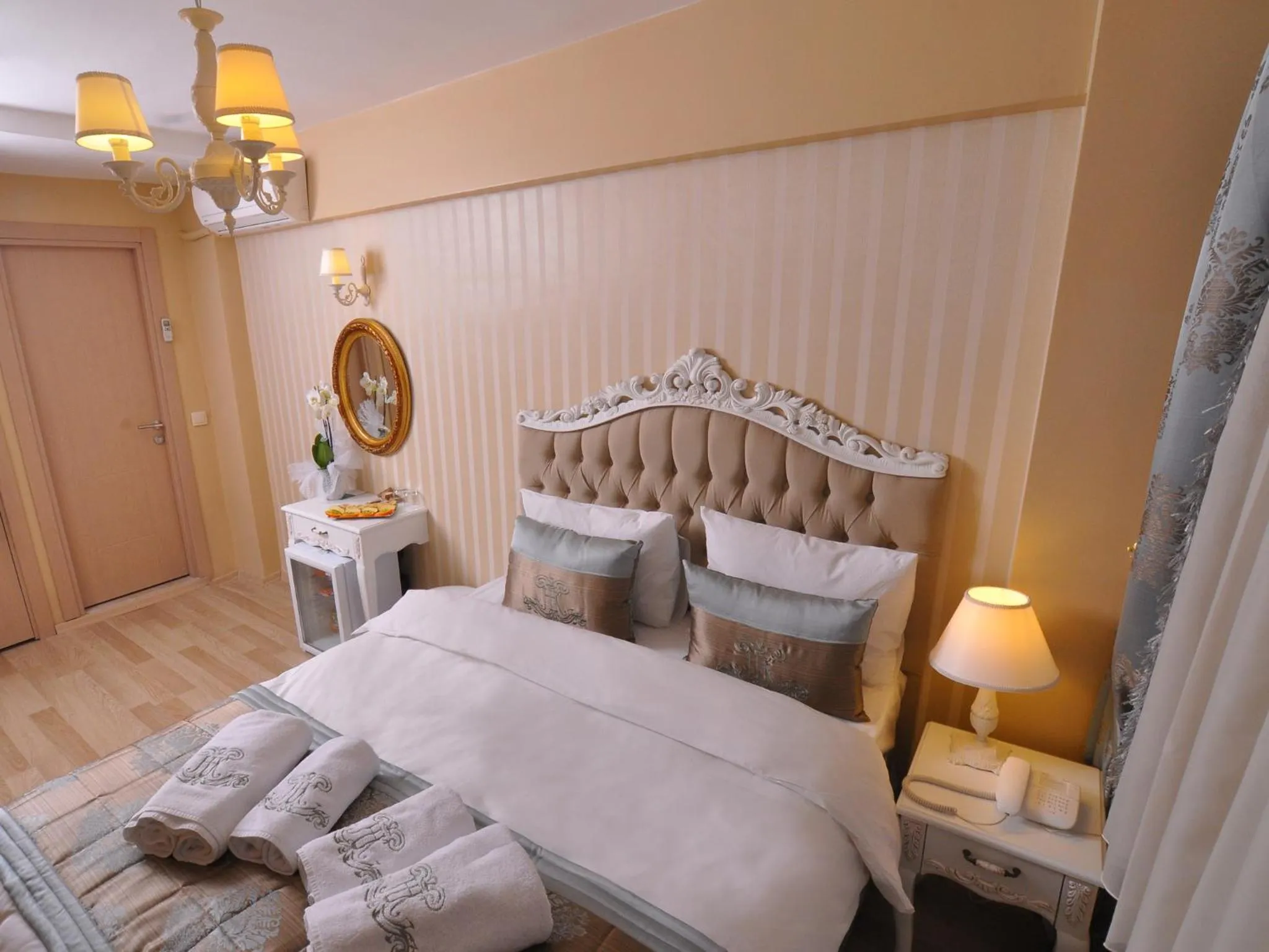 Bed in Divani Ali Hotel