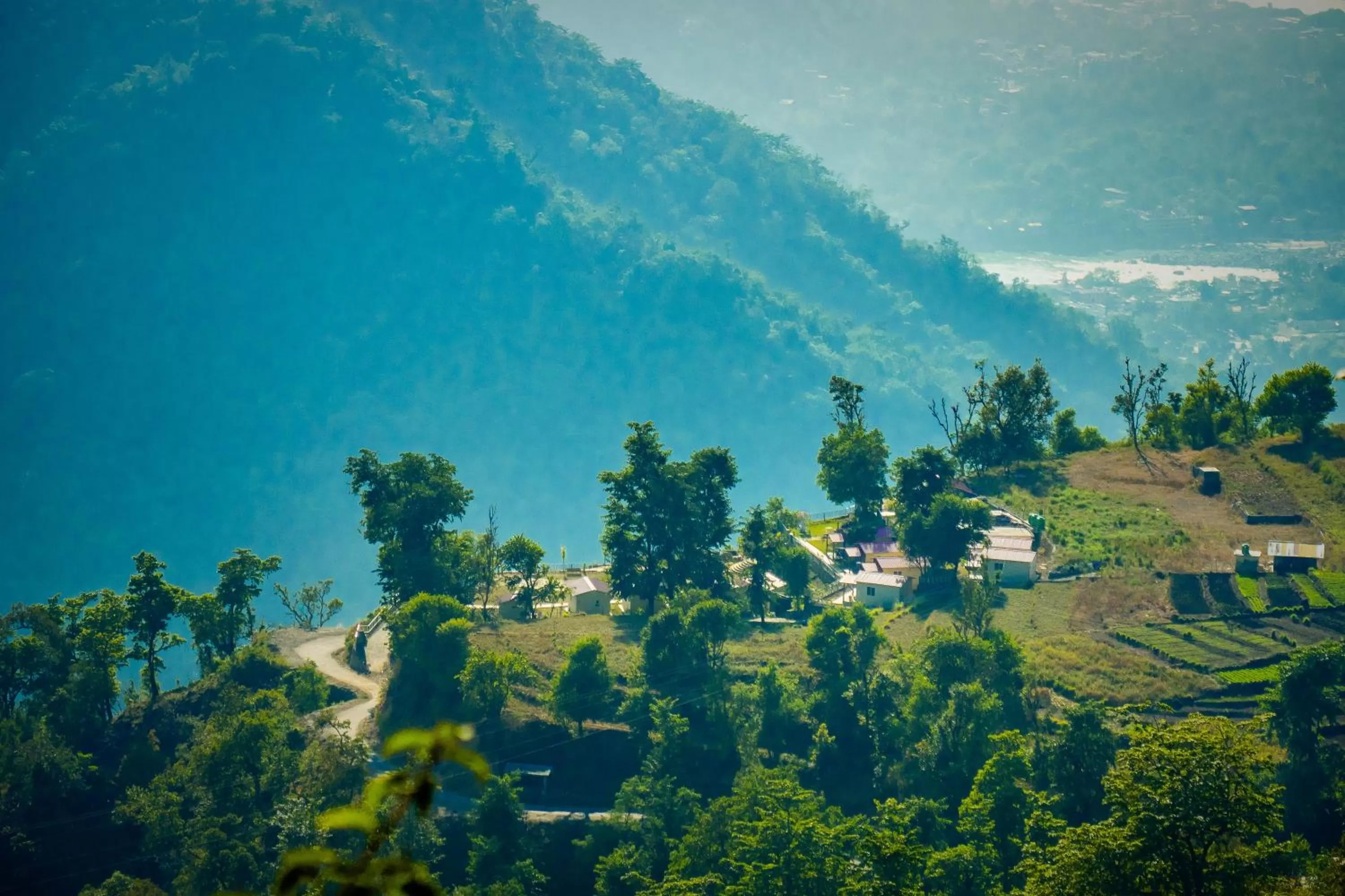 Garden view in Neer Ganga Resorts