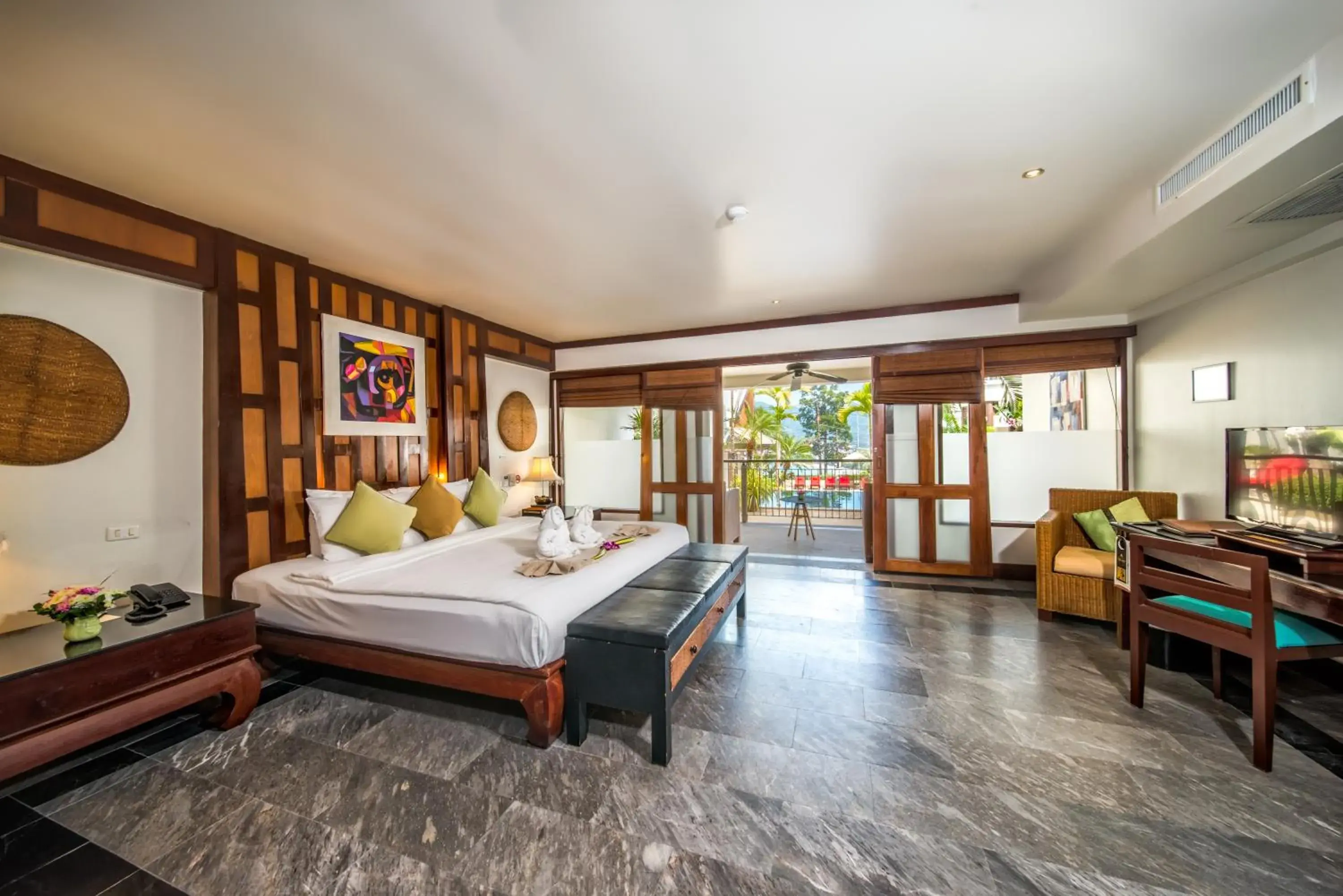Deluxe Double or Twin Room with Pool Access in Baan Yin Dee Boutique Resort Phuket - SHA Plus Deluxe Double or Twin Room with Pool Access in Baan Yin Dee Boutique Resort Phuket - SHA Plus