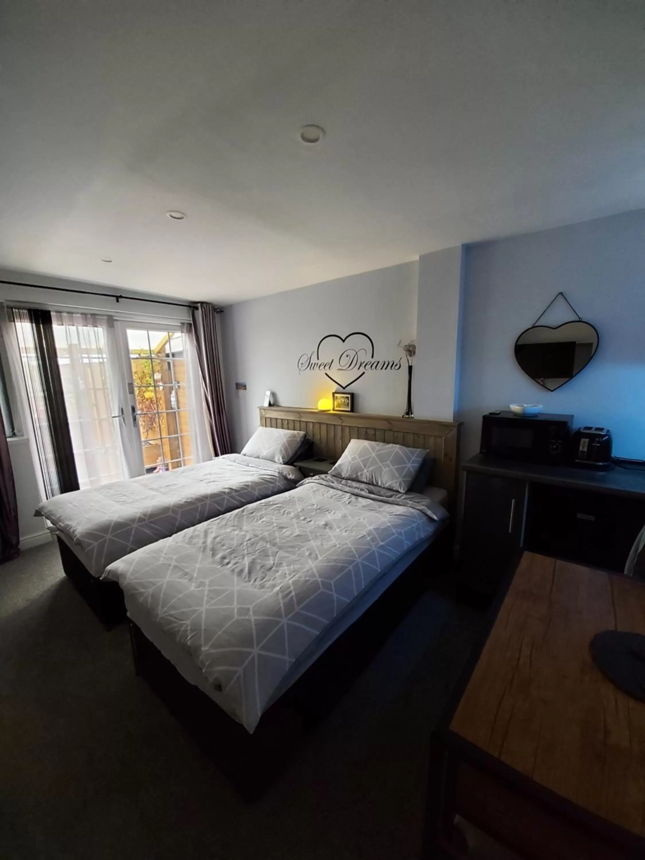 Bed in Hadrians wall studio