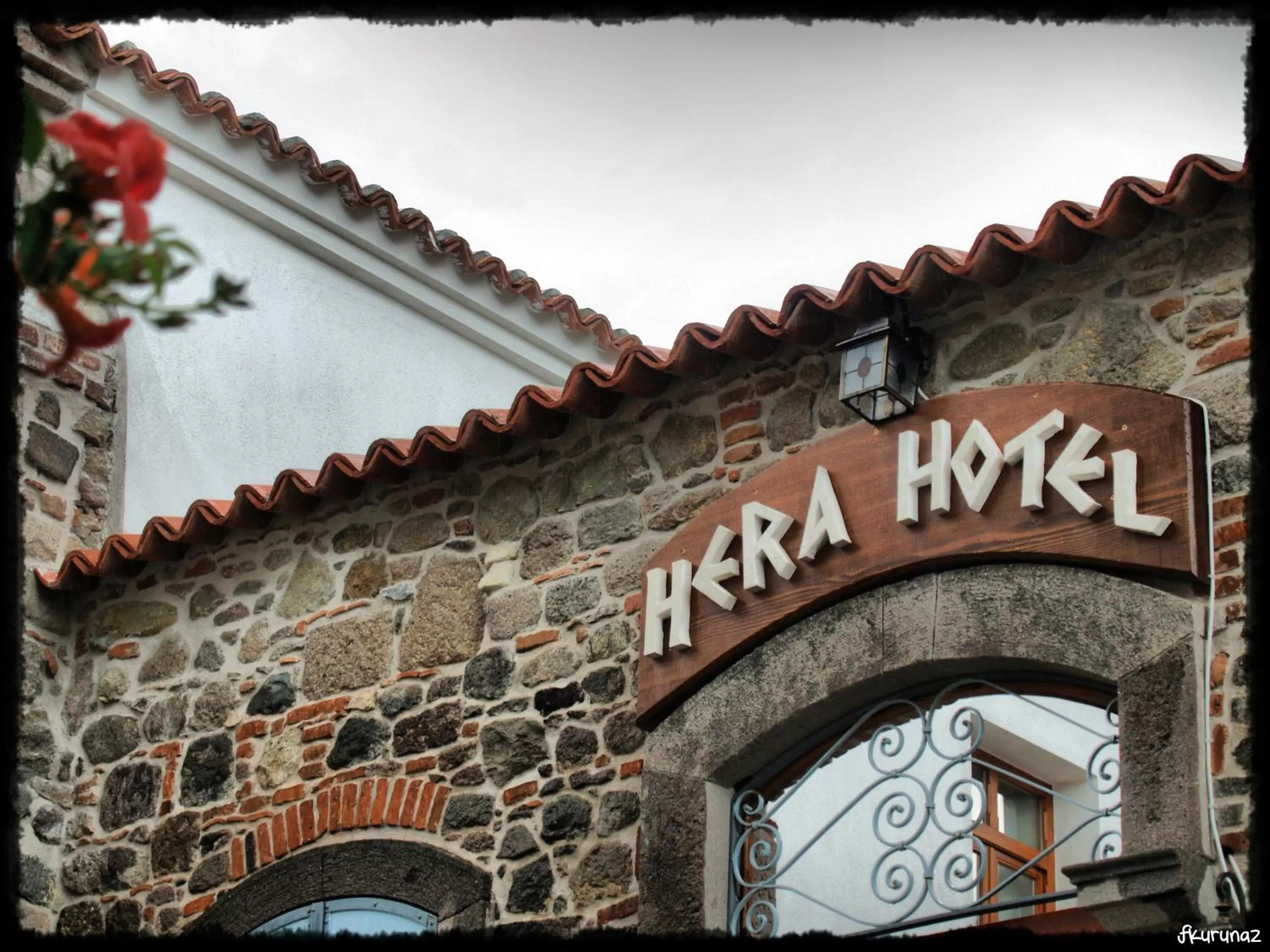 Decorative detail in Hera Hotel