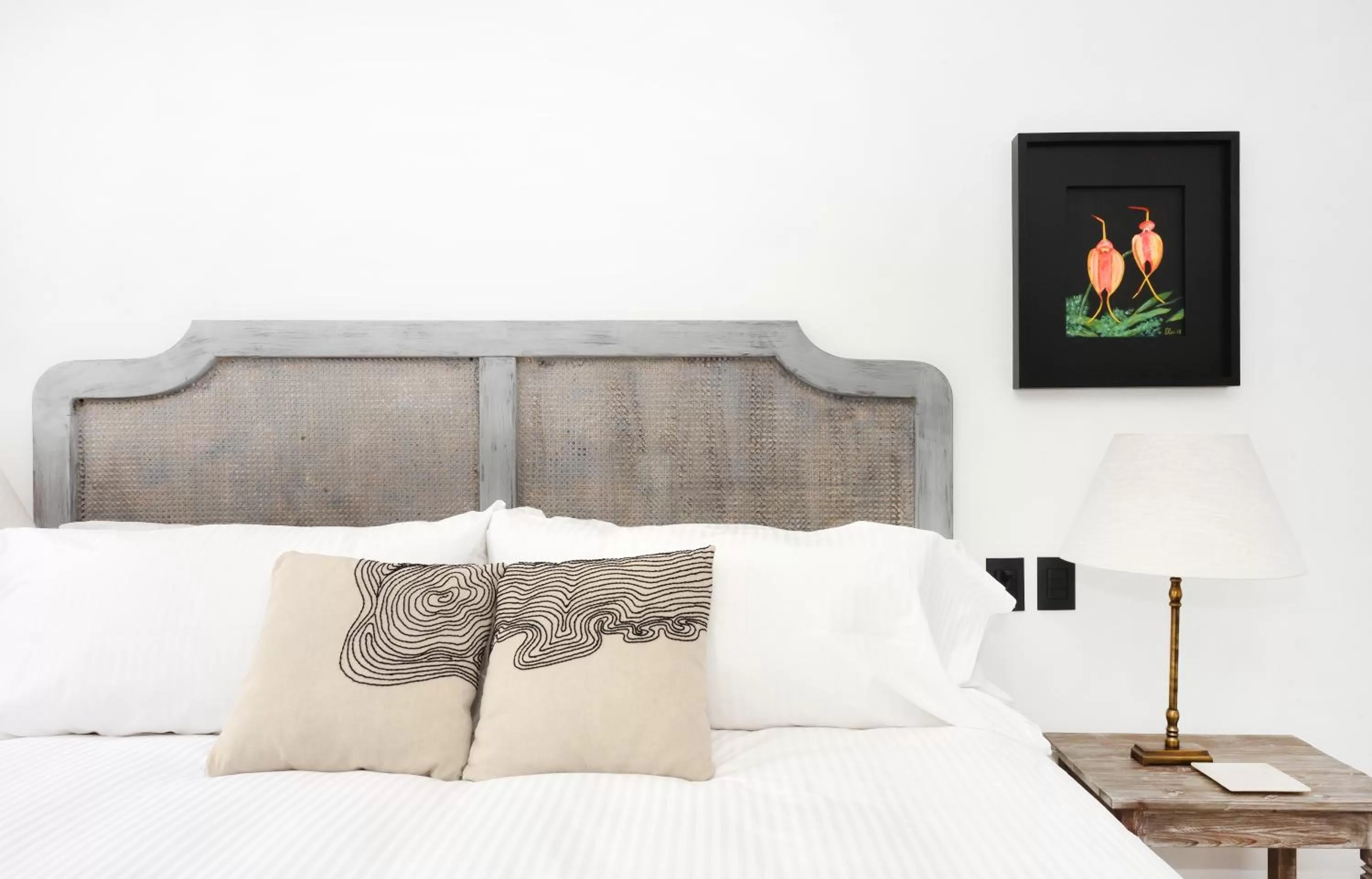 Bed in Orchid House Mexico City