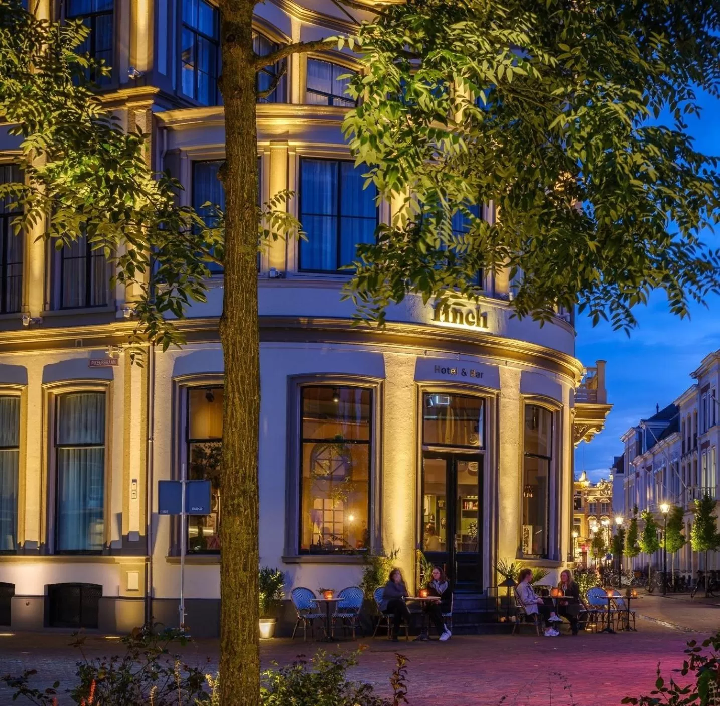 Property building in FINCH Boutique Hotel, downtown