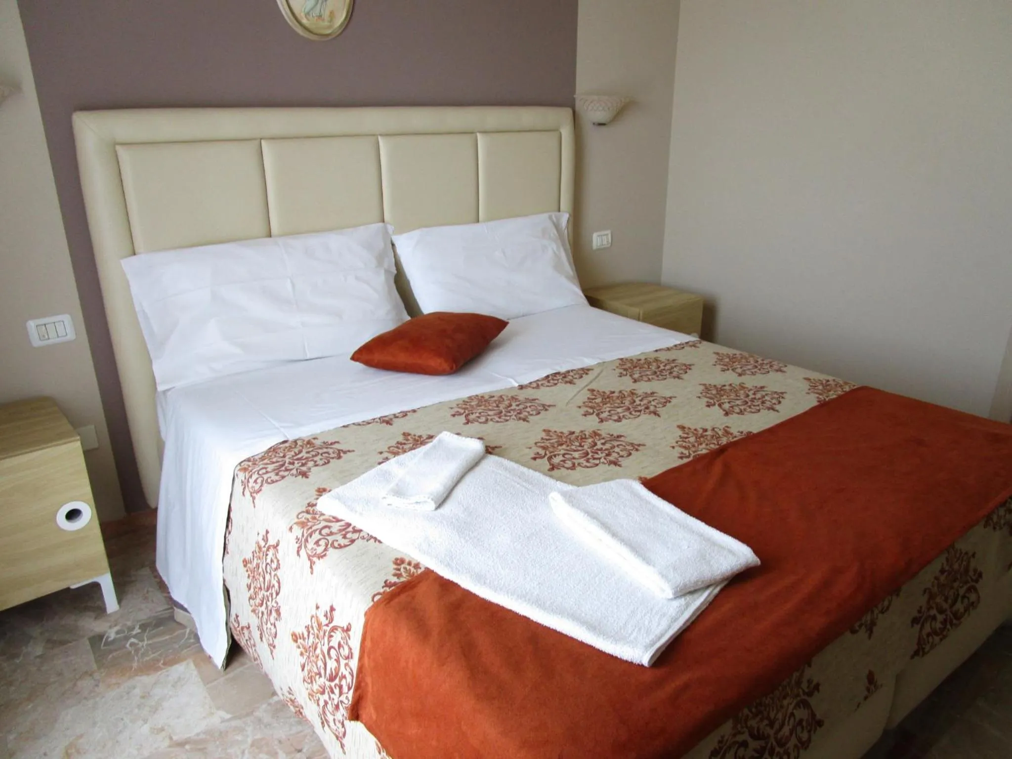 Bed in Hotel Nelton