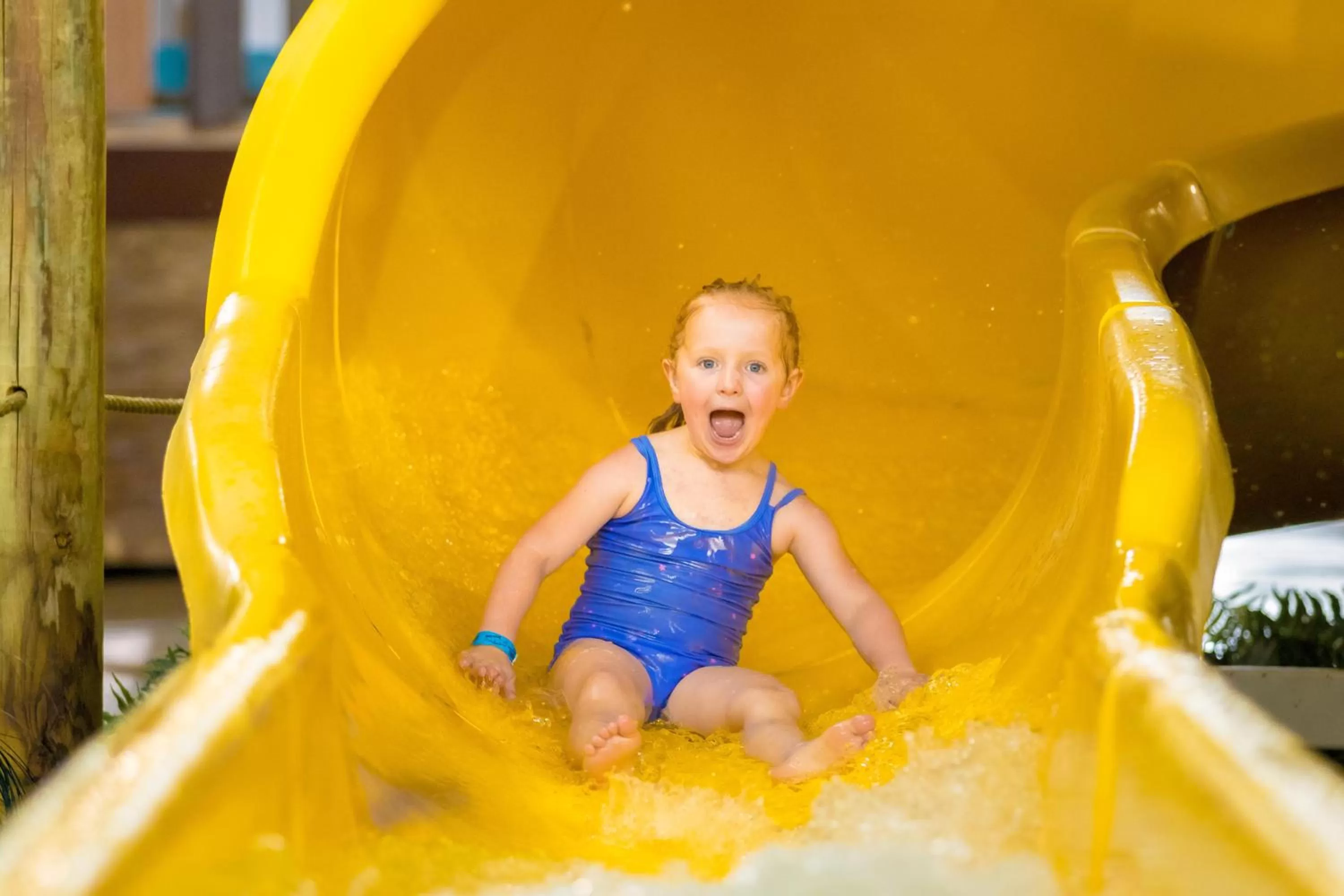 Aqua park in Hope Lake Lodge & Indoor Waterpark