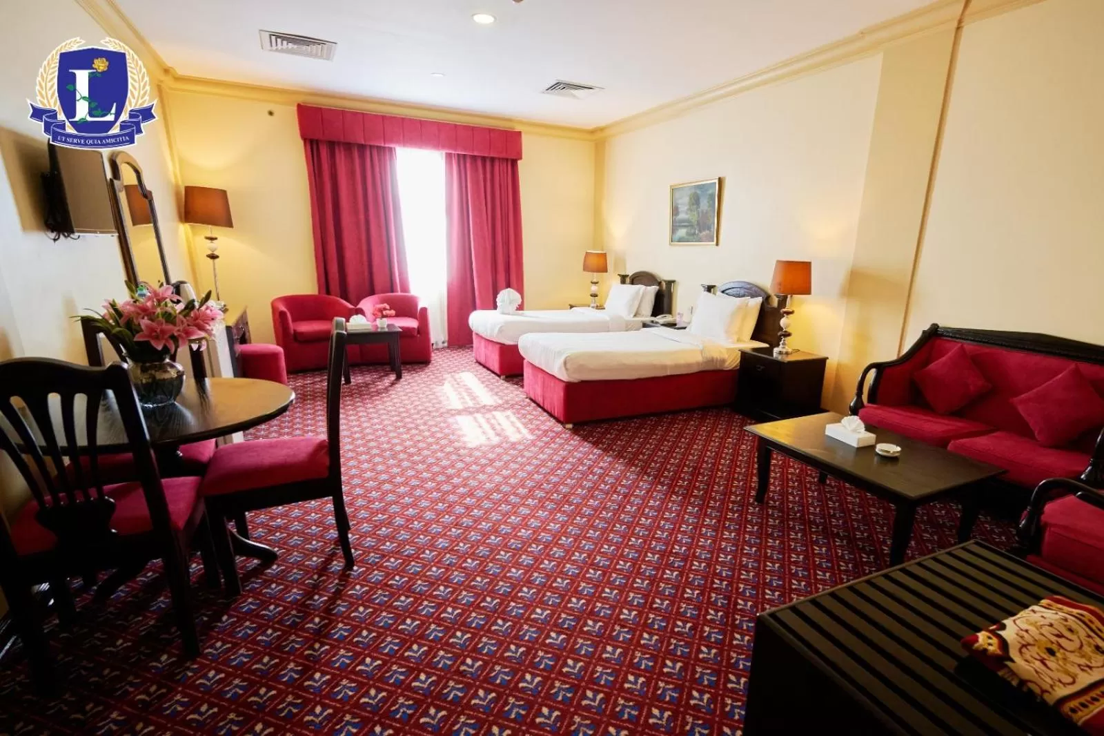 Bed in La Rosa Hotel, Juffair