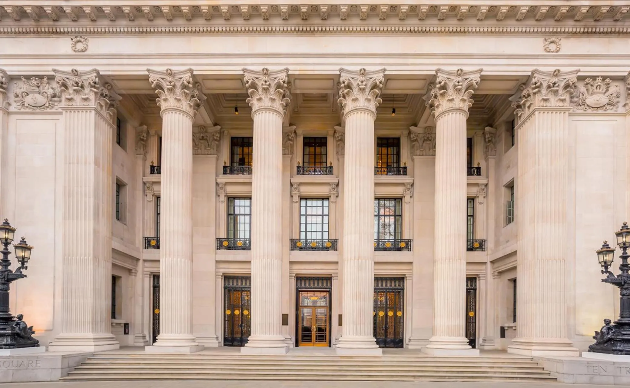 Facade/entrance in Four Seasons Hotel London at Tower Bridge