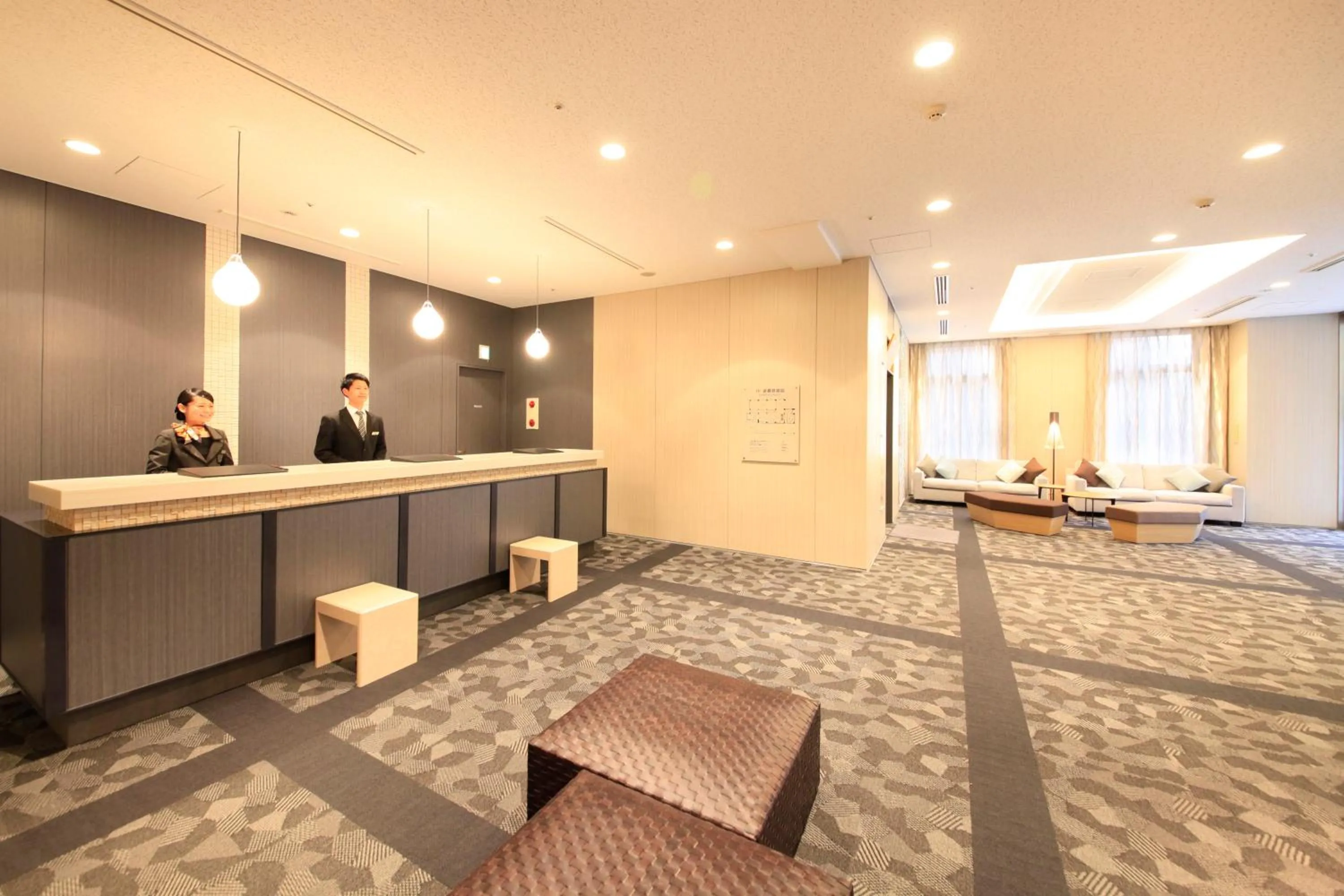 Lobby or reception in Richmond Hotel Sapporo Ekimae