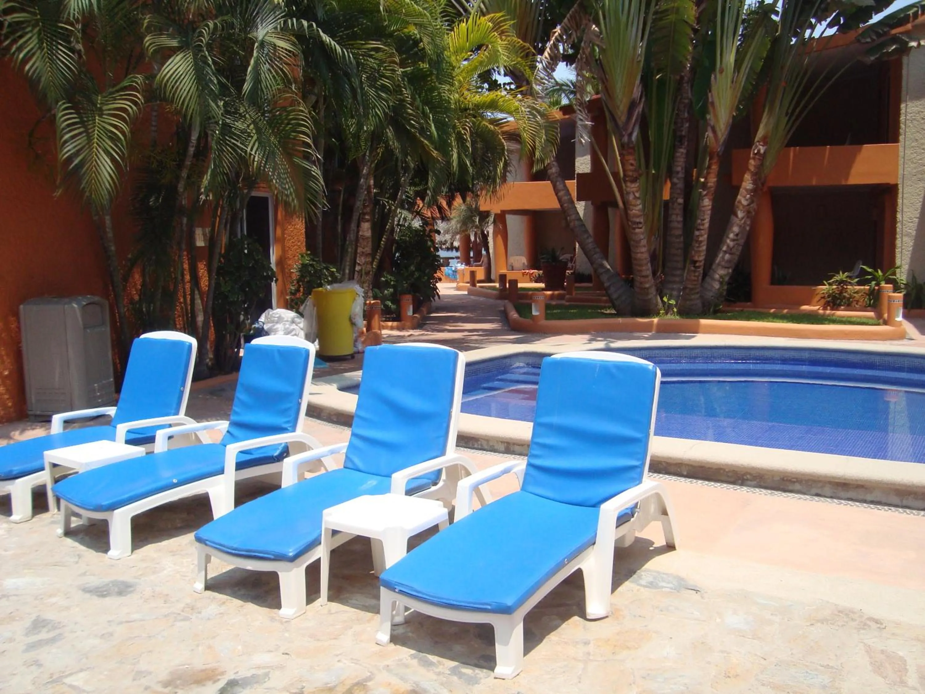 Solarium in Hotel Villa Mexicana